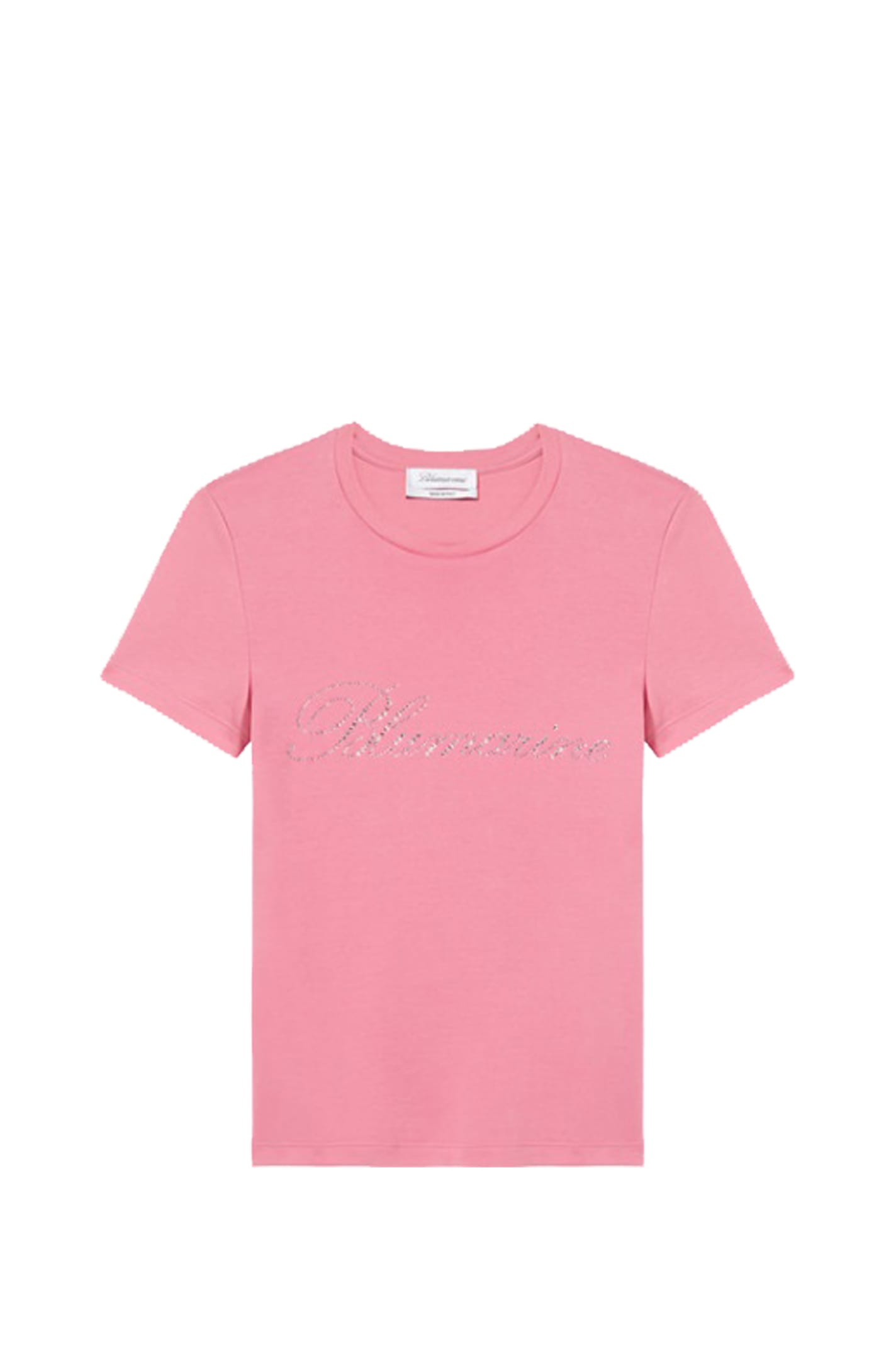 Shop Blumarine T-shirt In Pink