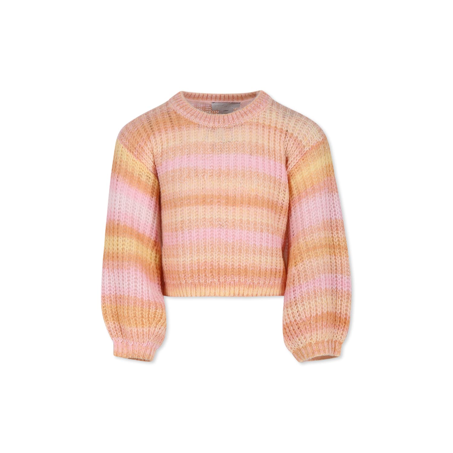 Stella Mccartney Pink Sweater For Girl In Multi