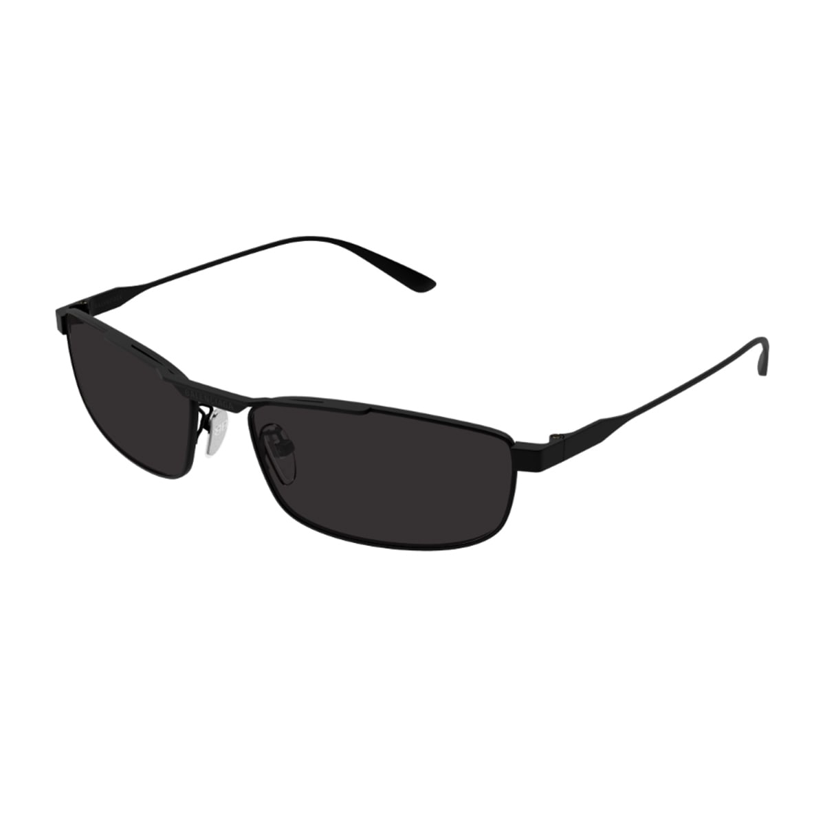Balenciaga Bb0451s Tag 3.0 Linea Everyday 001 Black Grey Sunglasses In Black