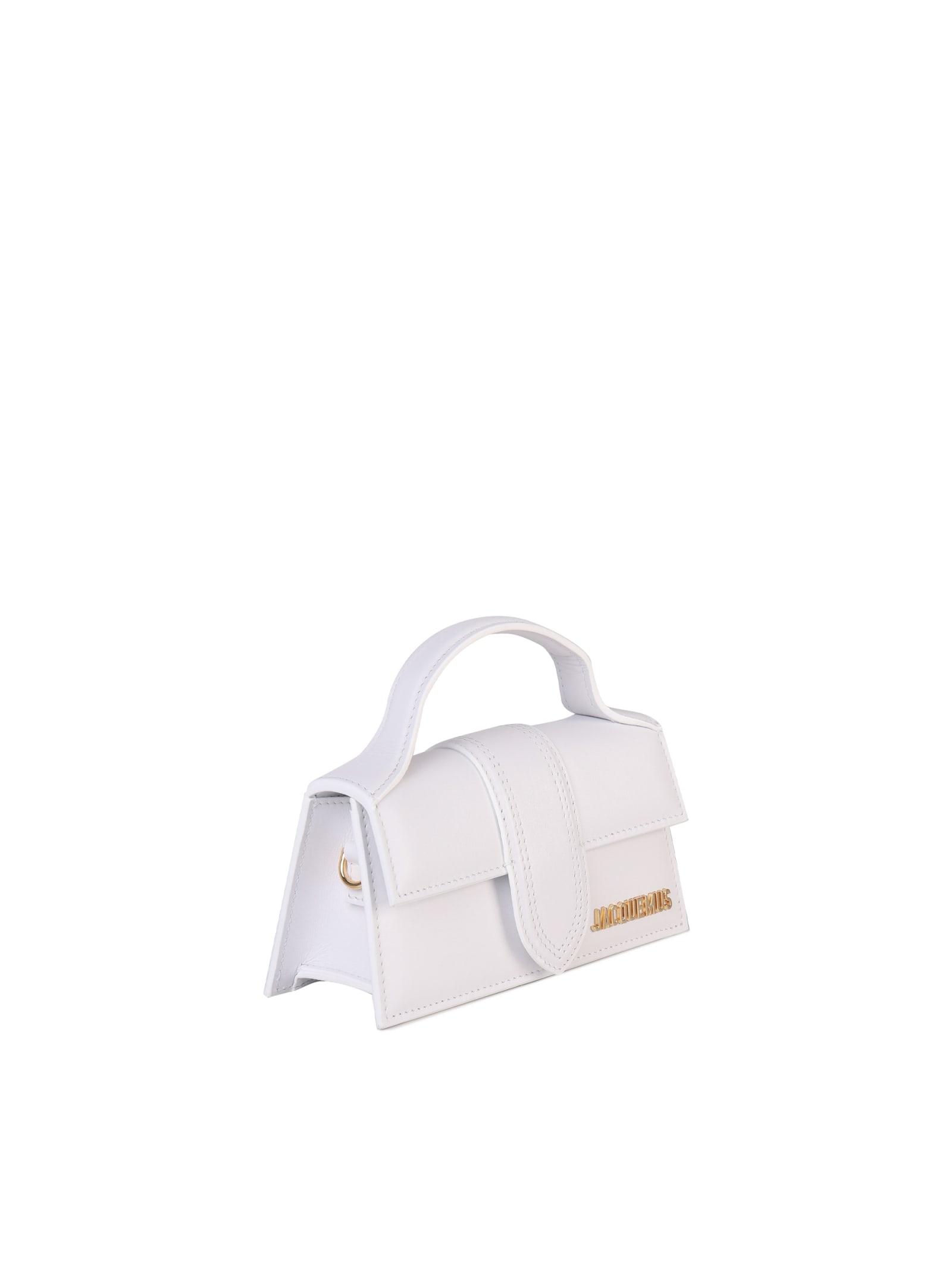 Jacquemus Le Bambino Leather Bag In White