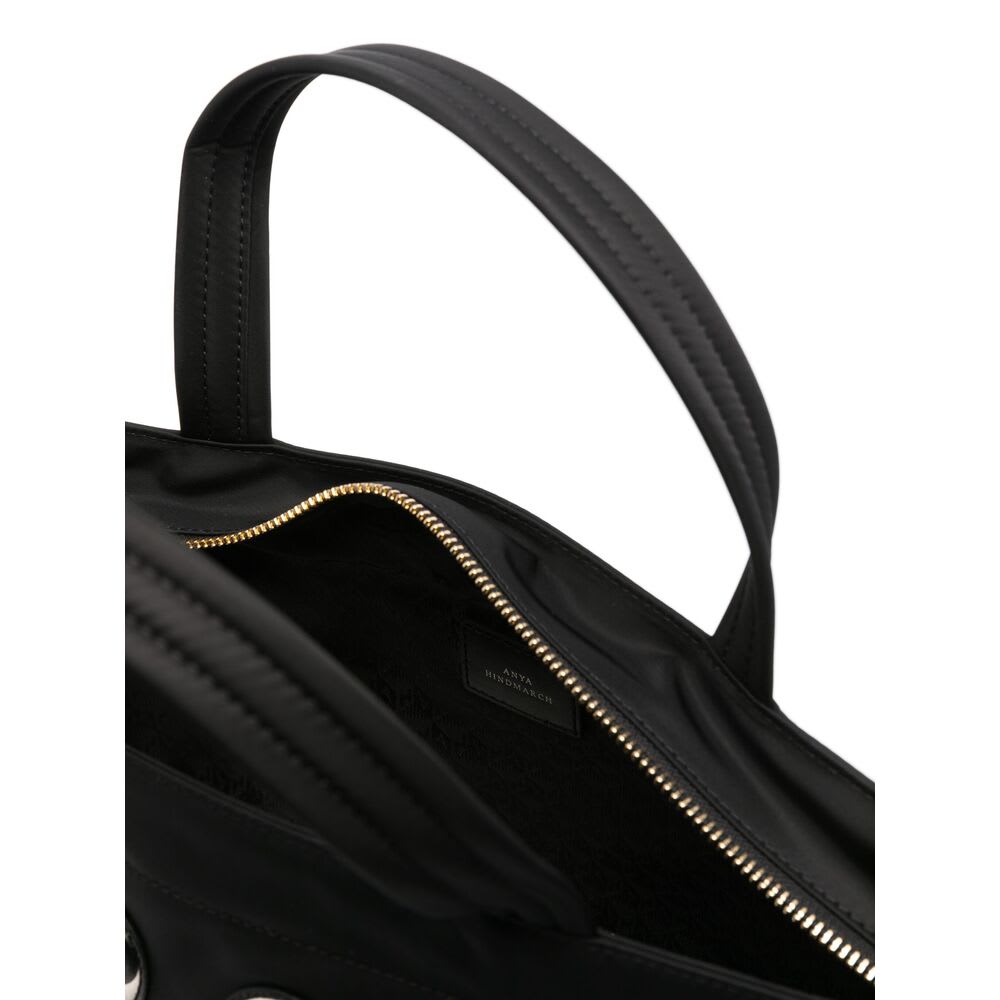 Anya Hindmarch Black Tote Bags Women In Black