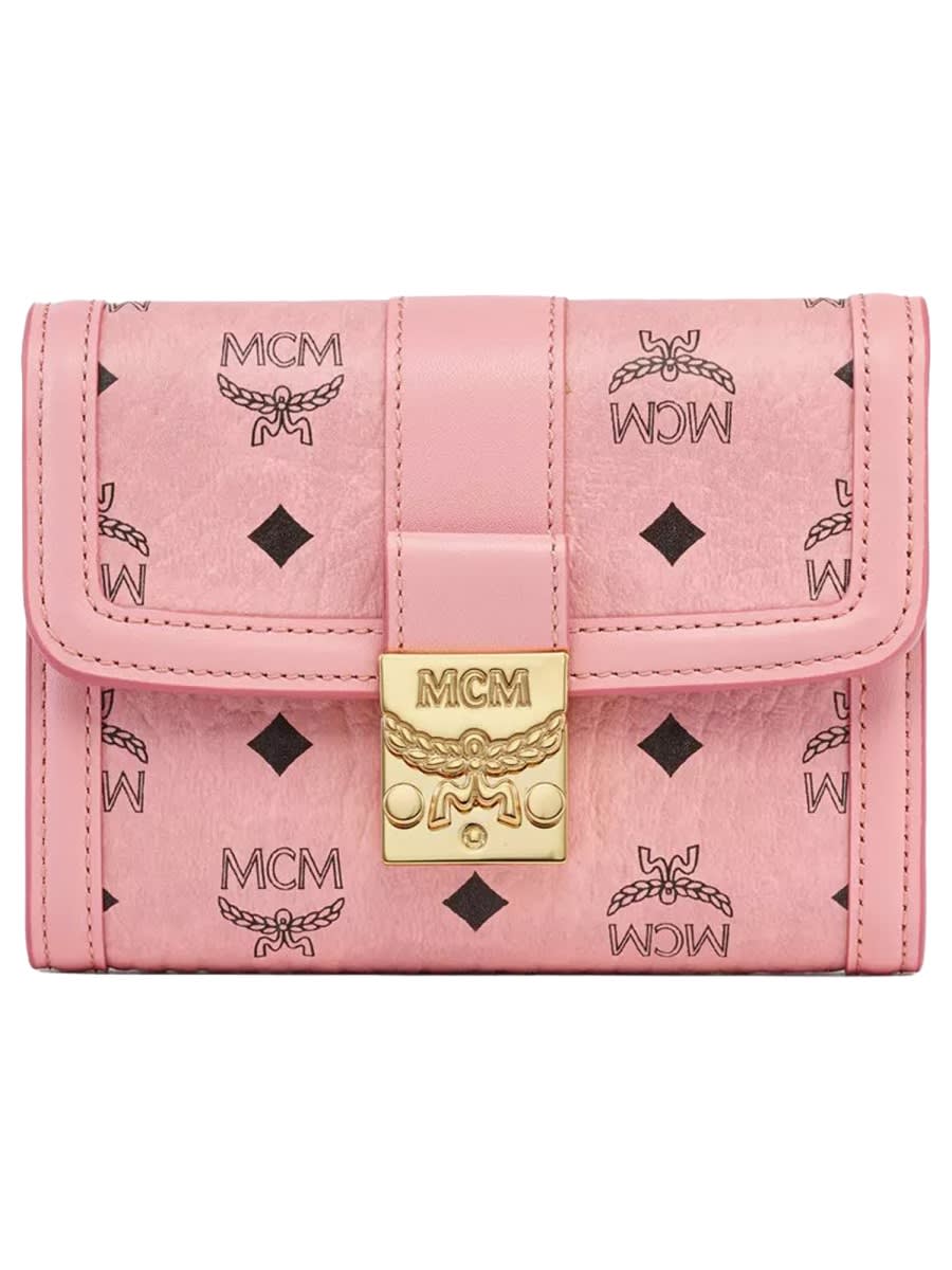 Mcm Wallet Tracy In Pink