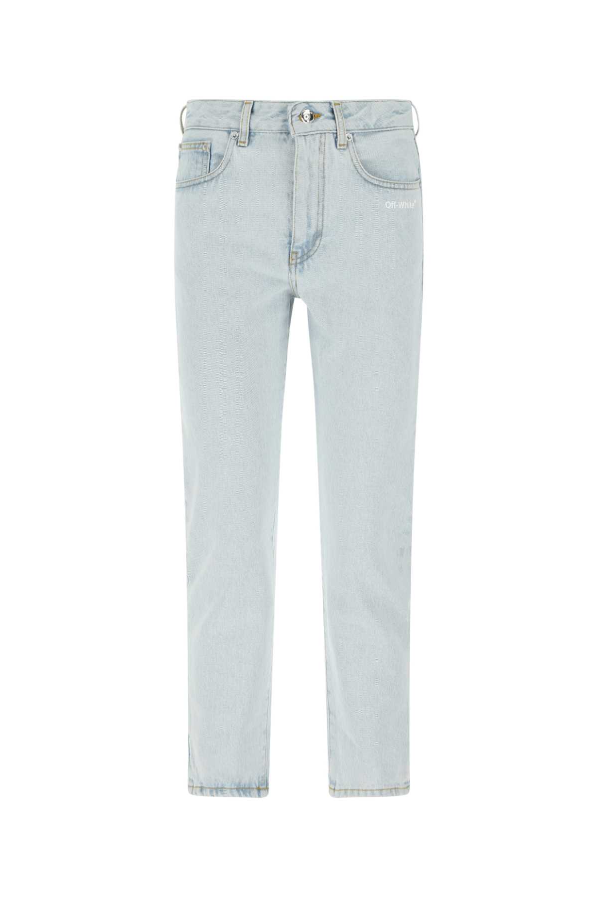Shop Off-white Denim Jeans In 4001