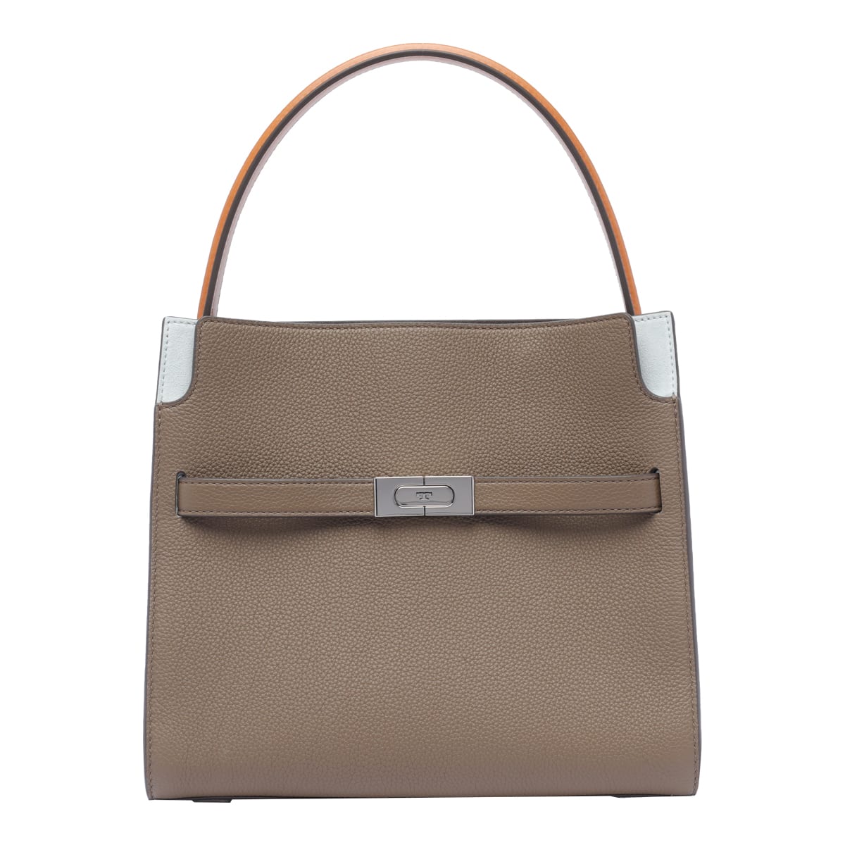 Shop Tory Burch Small Lee Radziwill Handbag In Beige