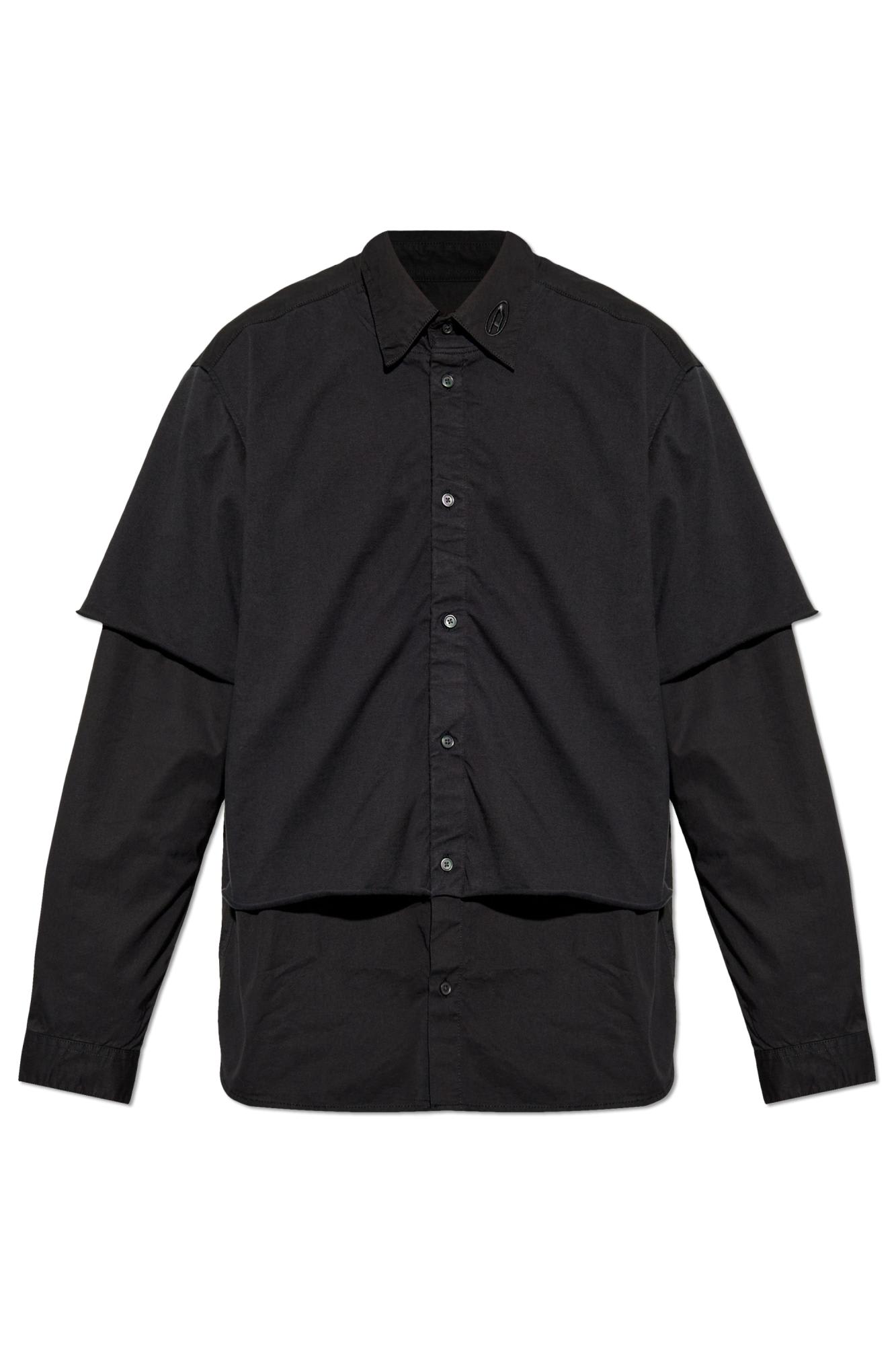 Shop Diesel Shirt S-gaston-o In Black
