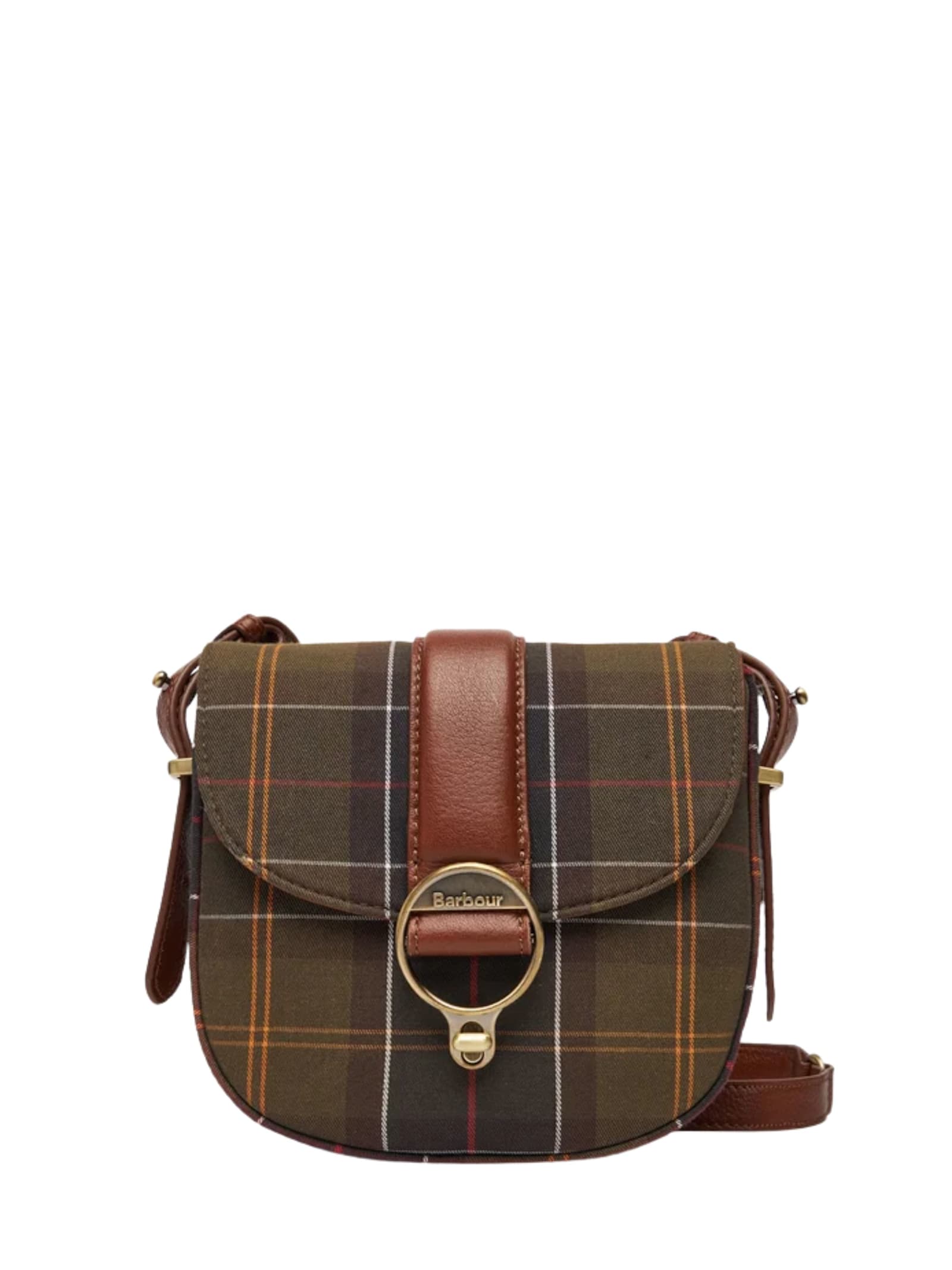 Barbour Elm Tartan Crossbody Bag In Multi