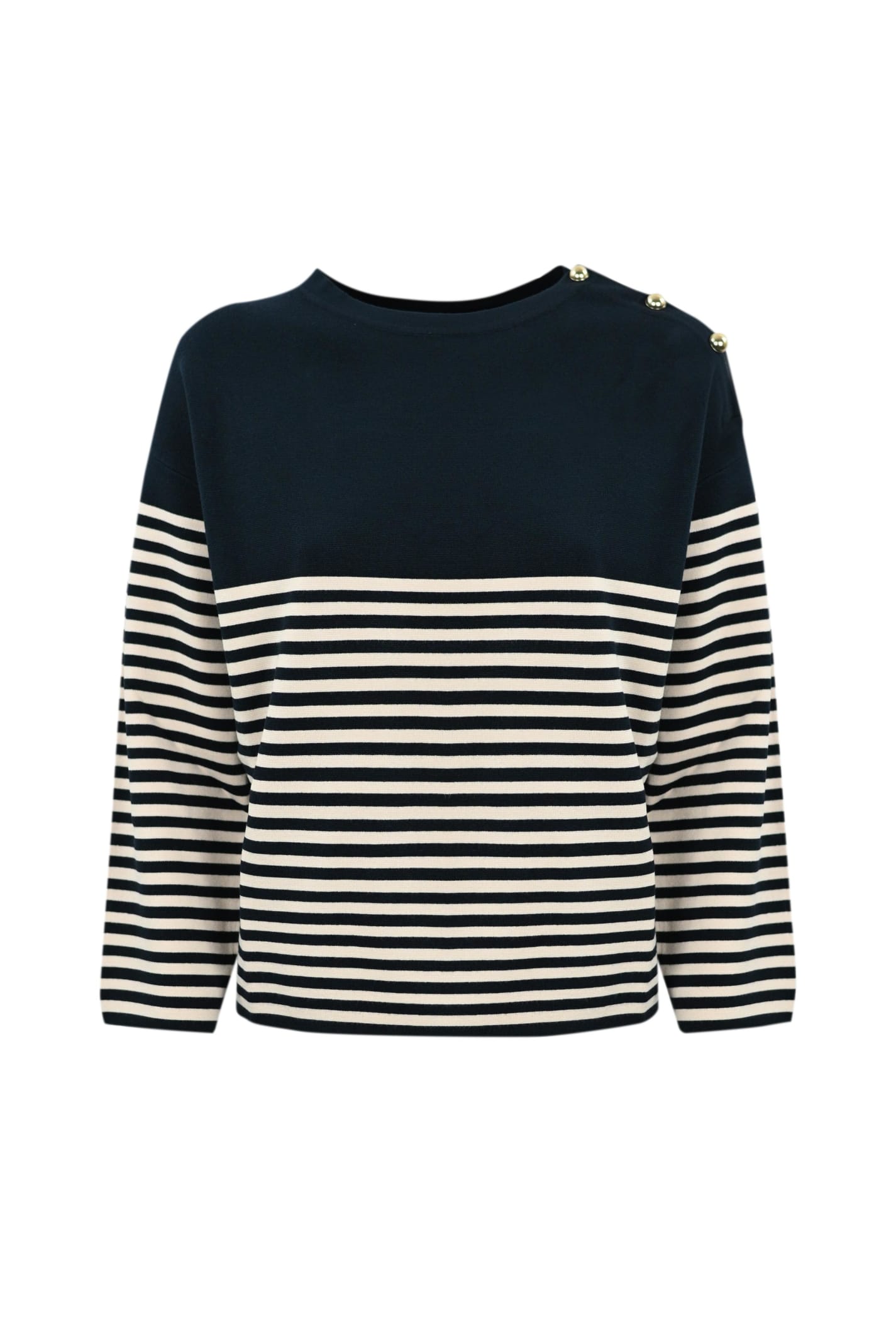 Otranto Striped Viscose Sweater
