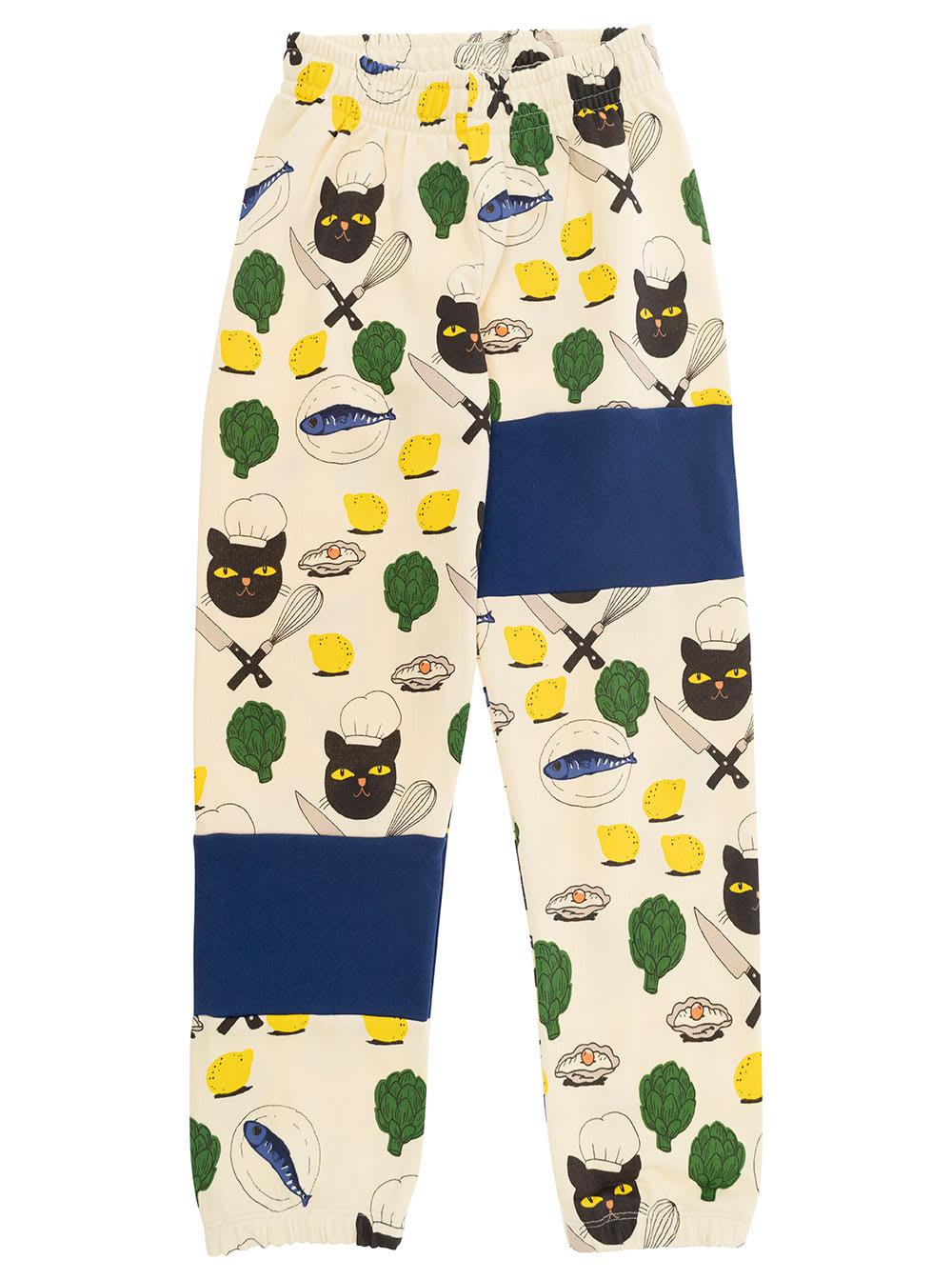 Shop Mini Rodini Chef Cat Sweatpants In Multicolor