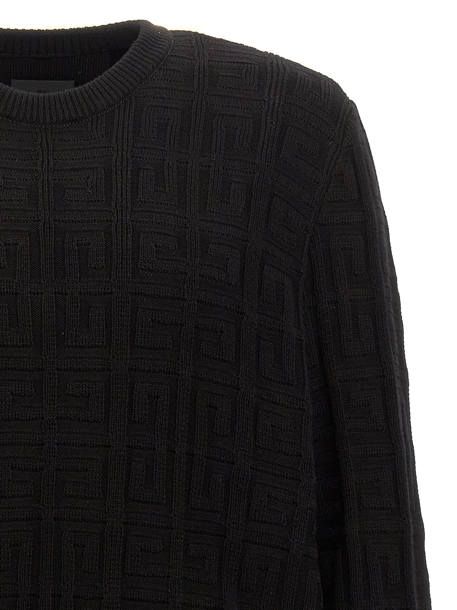 Shop Givenchy Logo Sweater In Nero