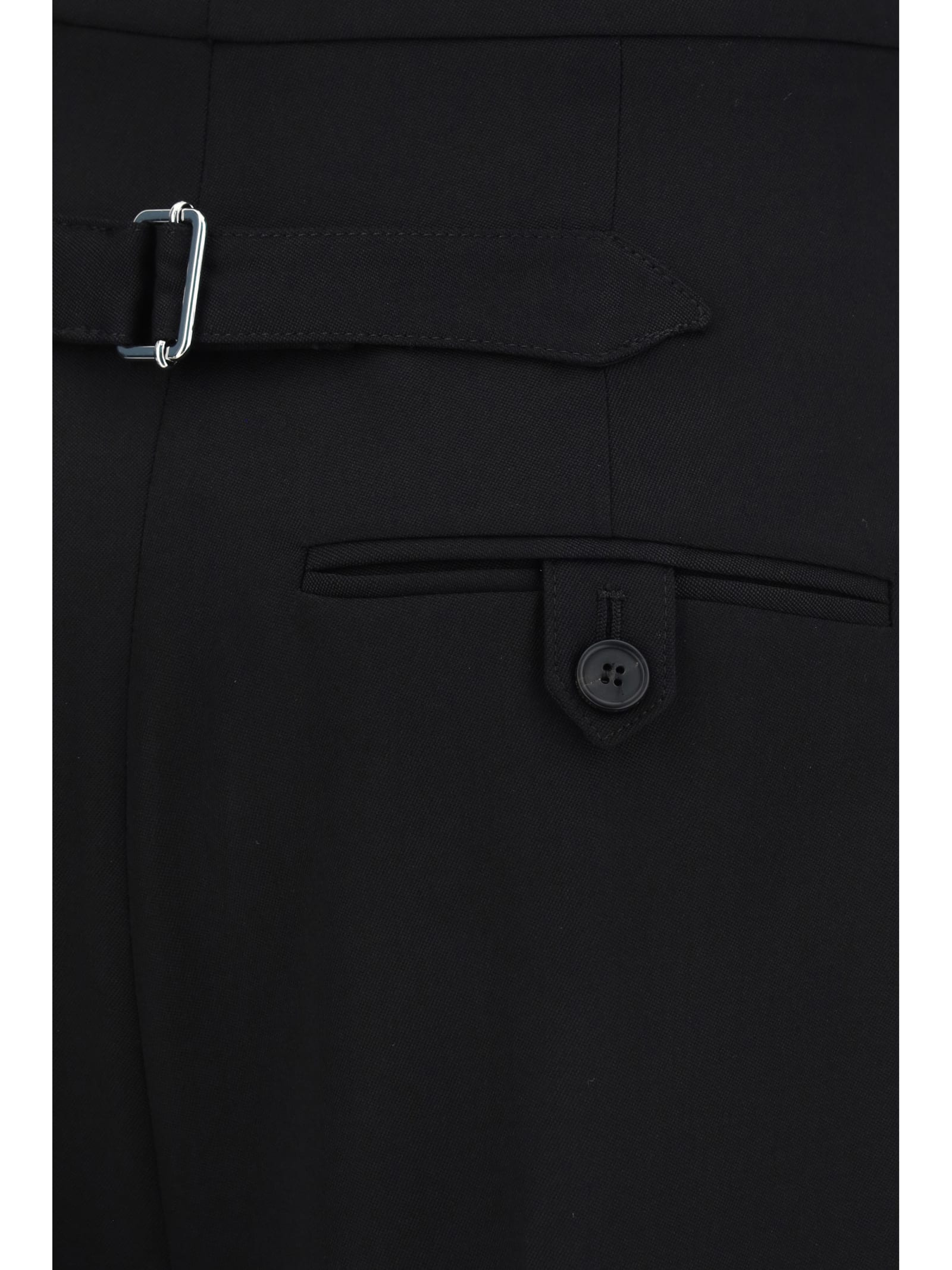 Shop Alexander Mcqueen Pants In Black