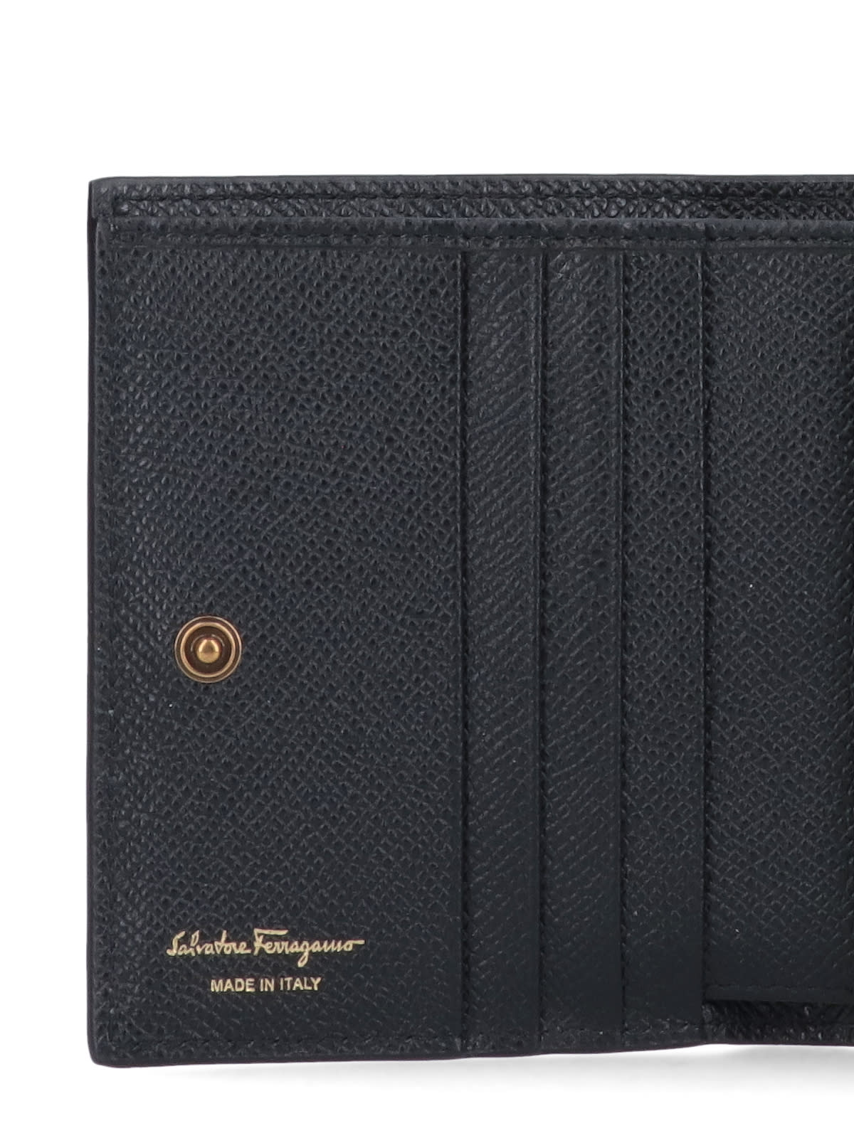 Ferragamo Gancini Wallet In Blue