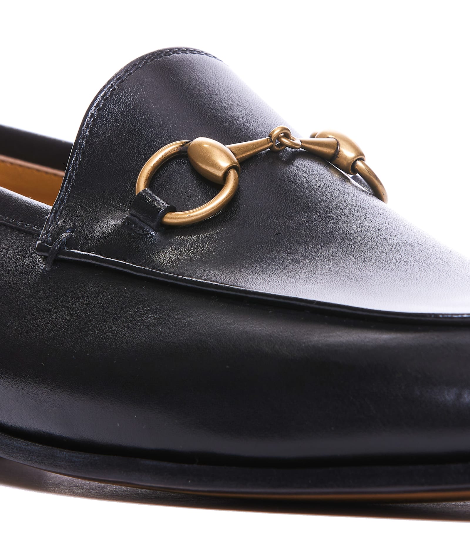 Shop Gucci Jordaan Loafers In Black