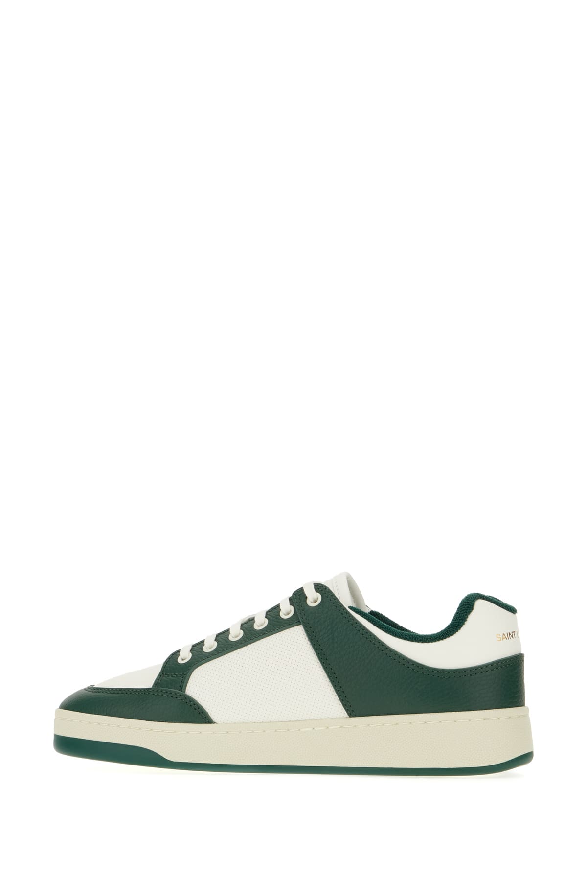 Shop Saint Laurent Two-tone Leather Court Sl/61 Sneakers In 6379