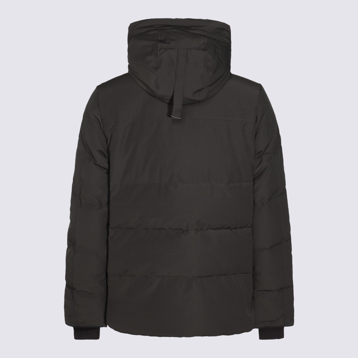 Shop Canada Goose Black Down Jacket In Volcano