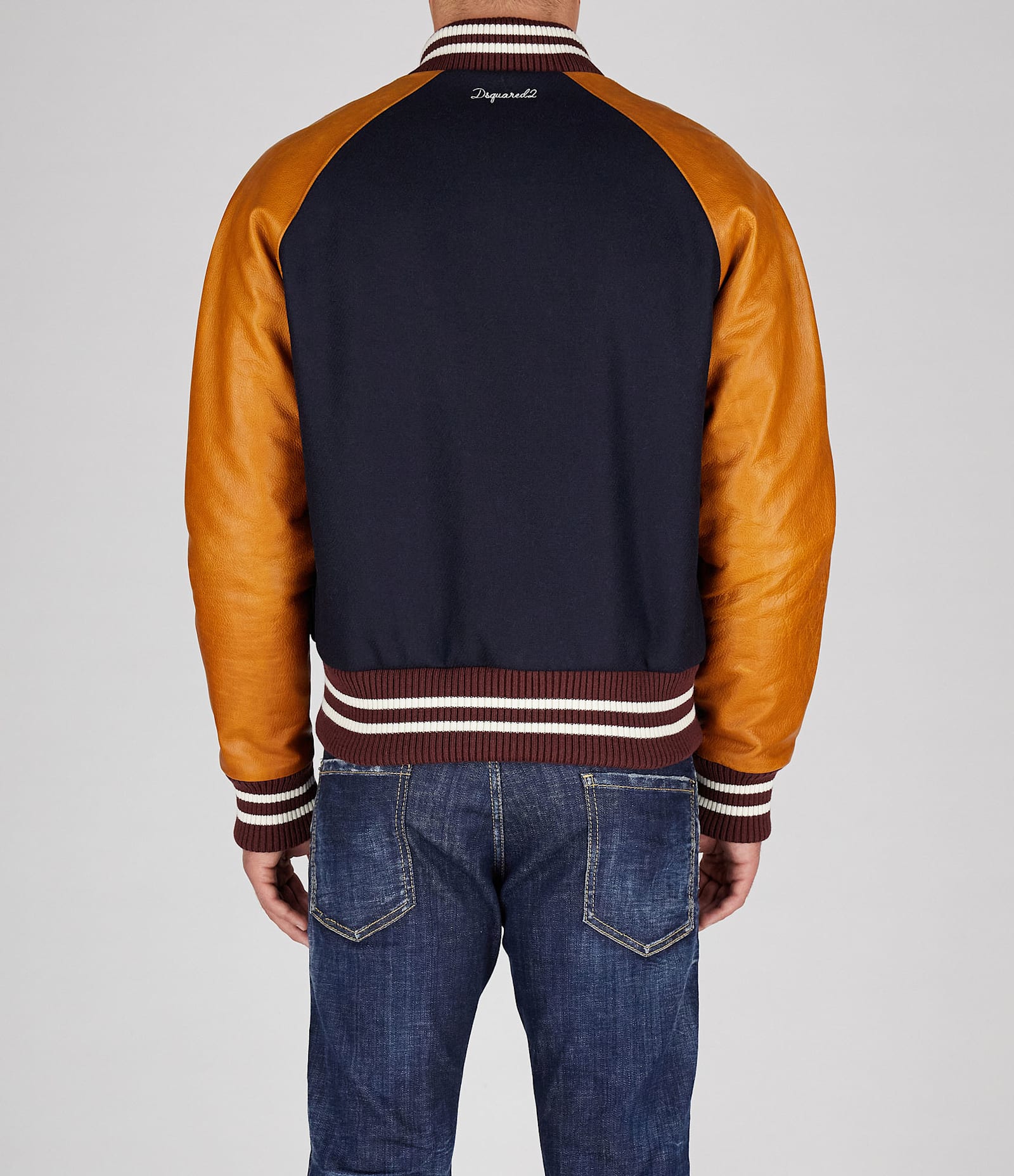 Shop Dsquared2 Sportsjackets In Navy Blue