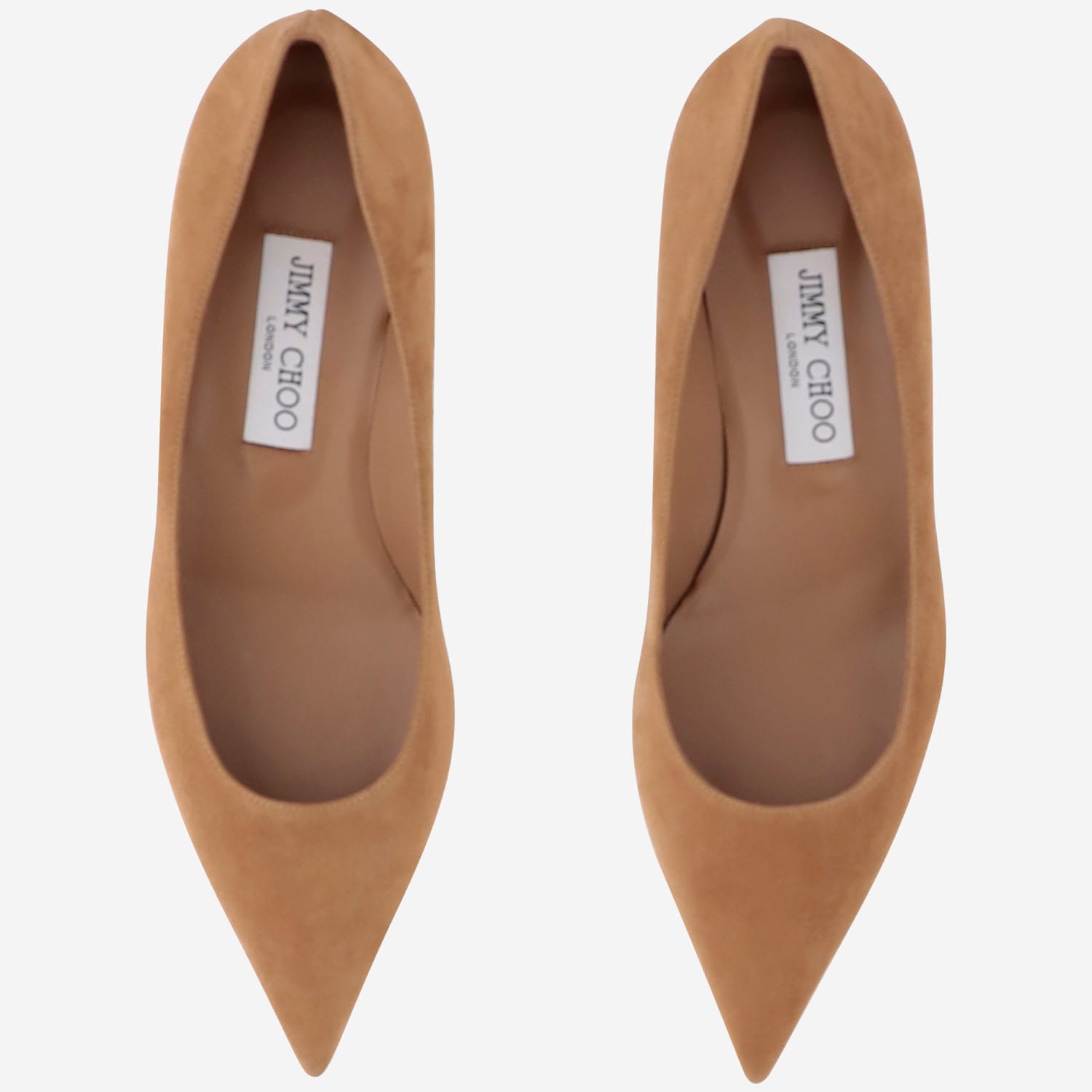Jimmy Choo Amelia 30 Suede Pumps In Brown