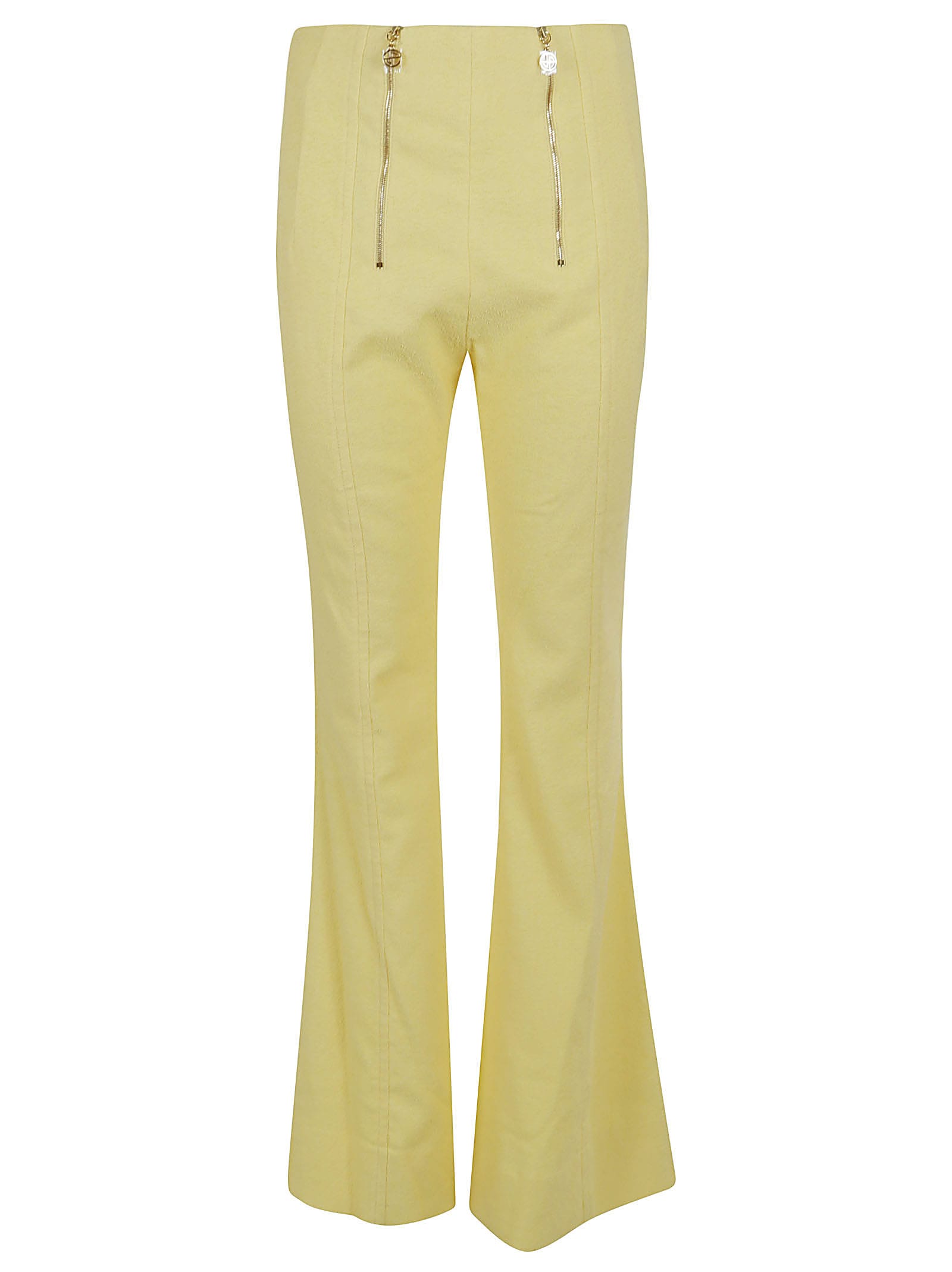 PATOU ZIPPERS FLARE TROUSERS