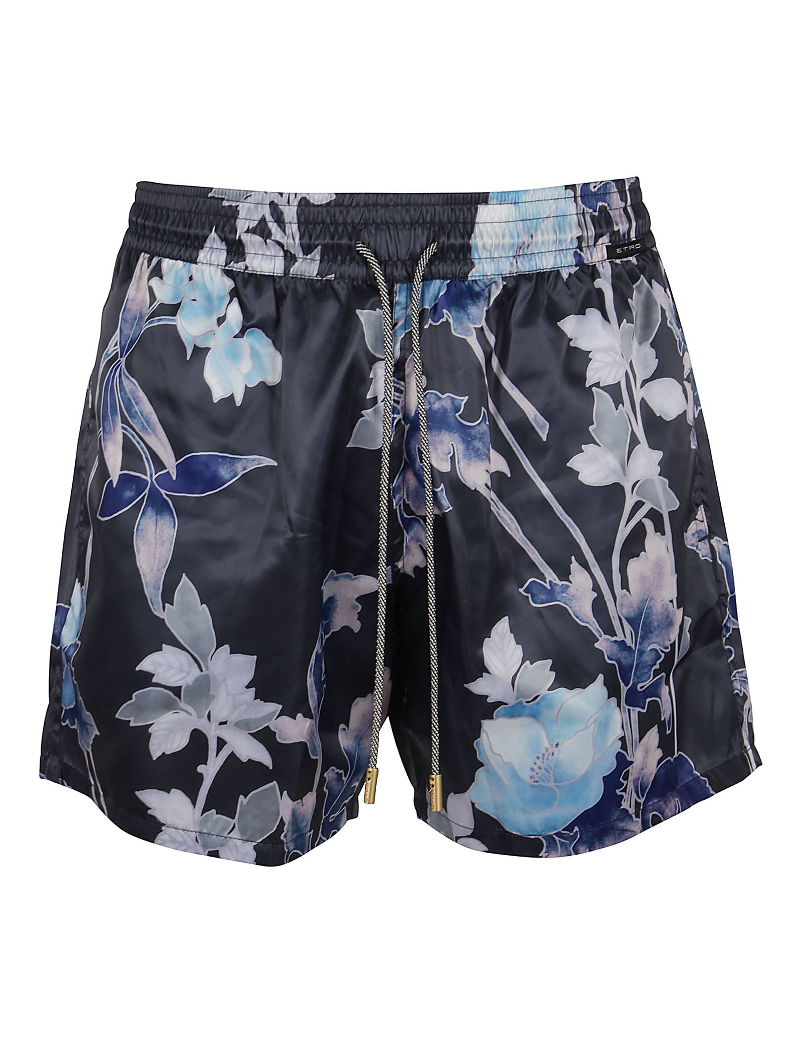 Shop Etro Swim Shorts In Blue
