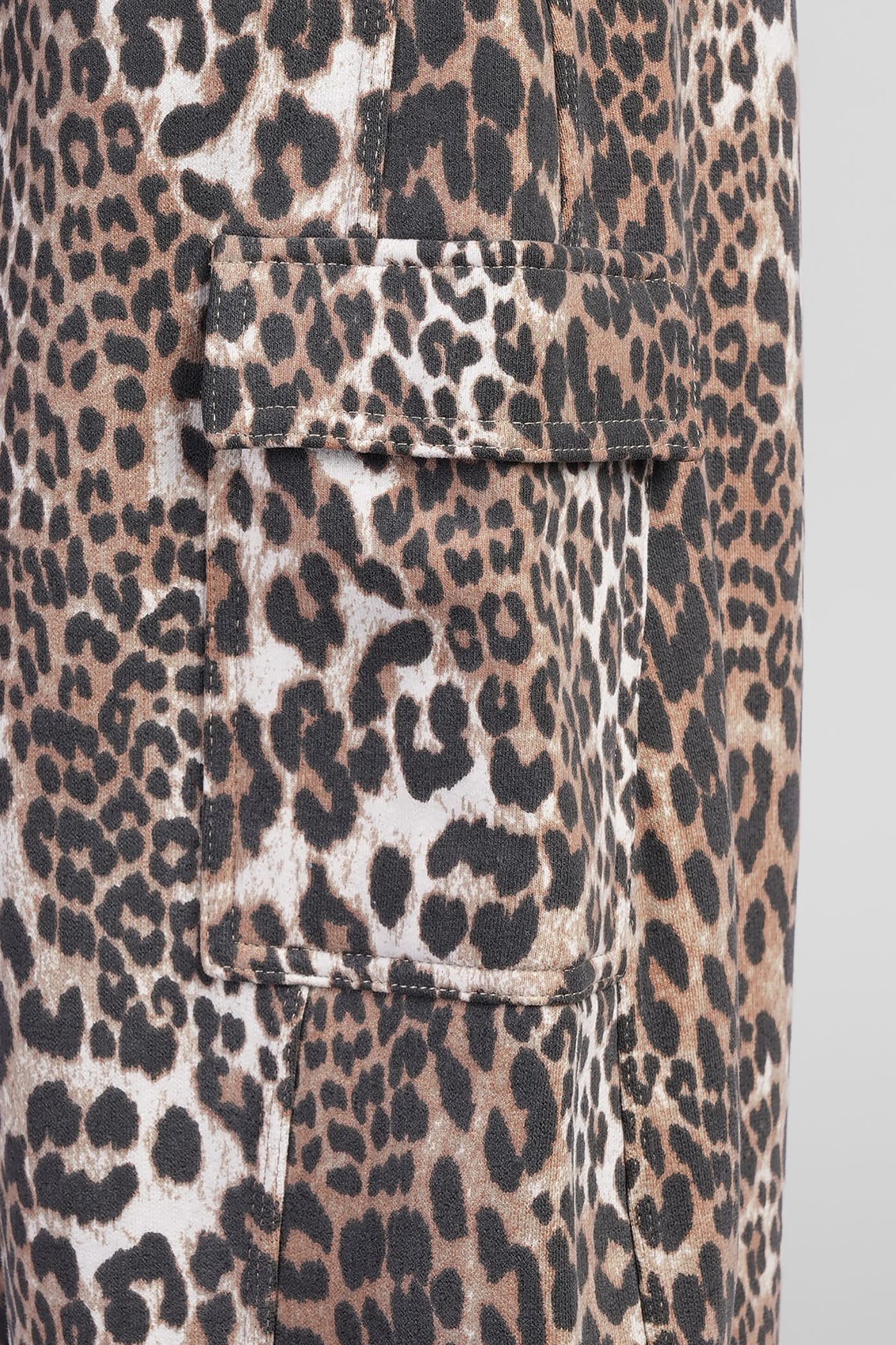 Ganni Leopard-print Trousers In Animalier