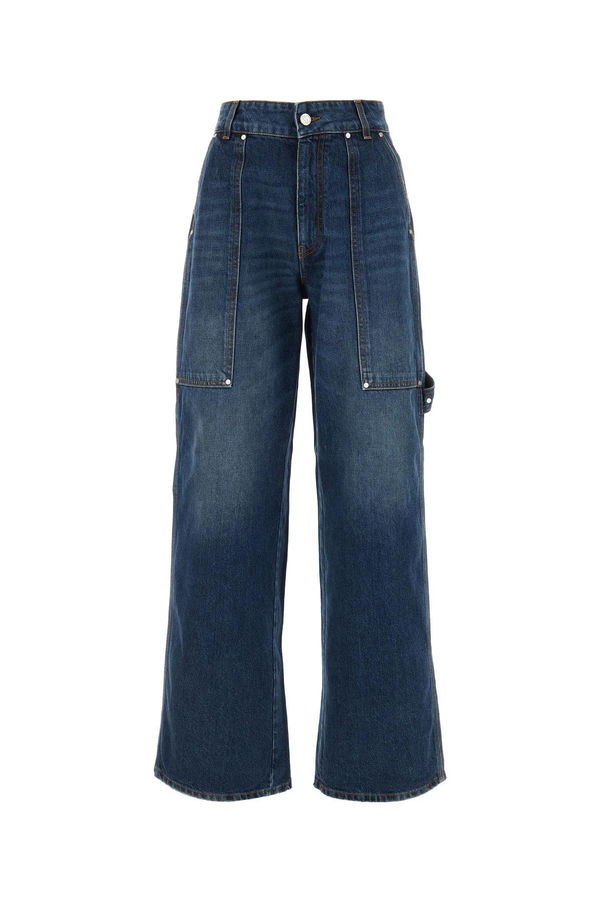Shop Stella Mccartney Denim Cargo Jeans