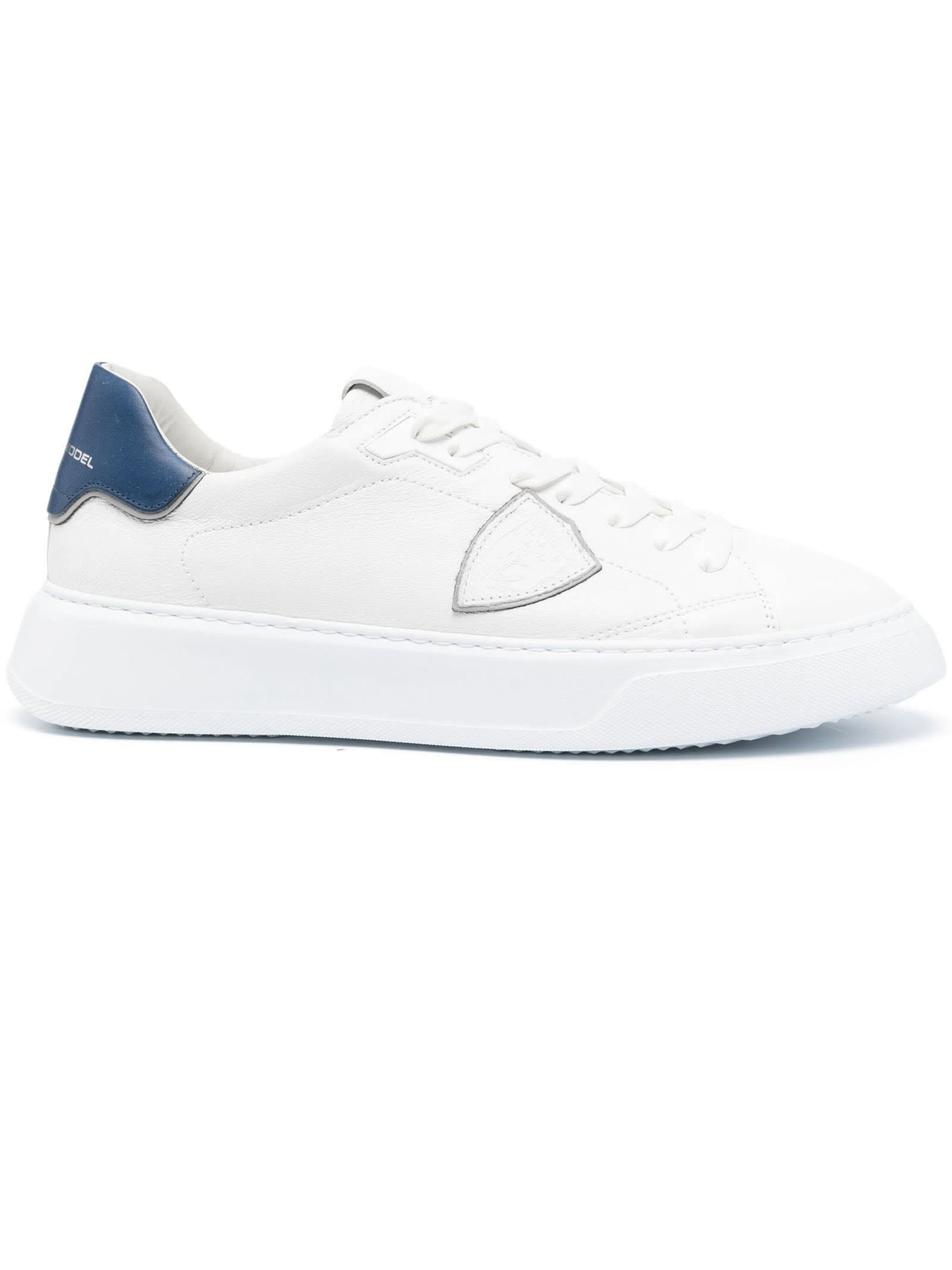 Temple Sneaker White And Blue