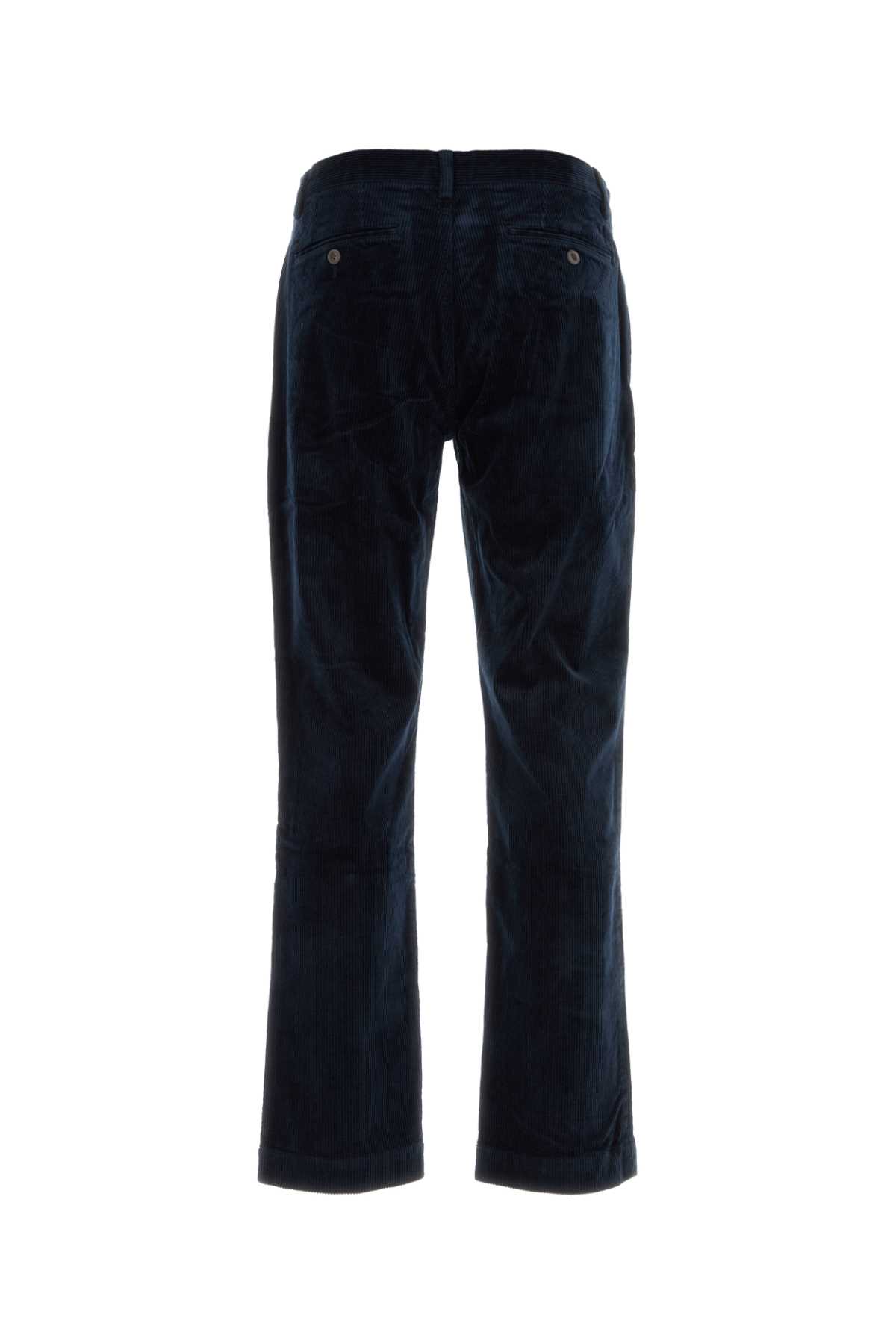 Polo Ralph Lauren Midnight Blue Stretch Corduroy Pant In Blue