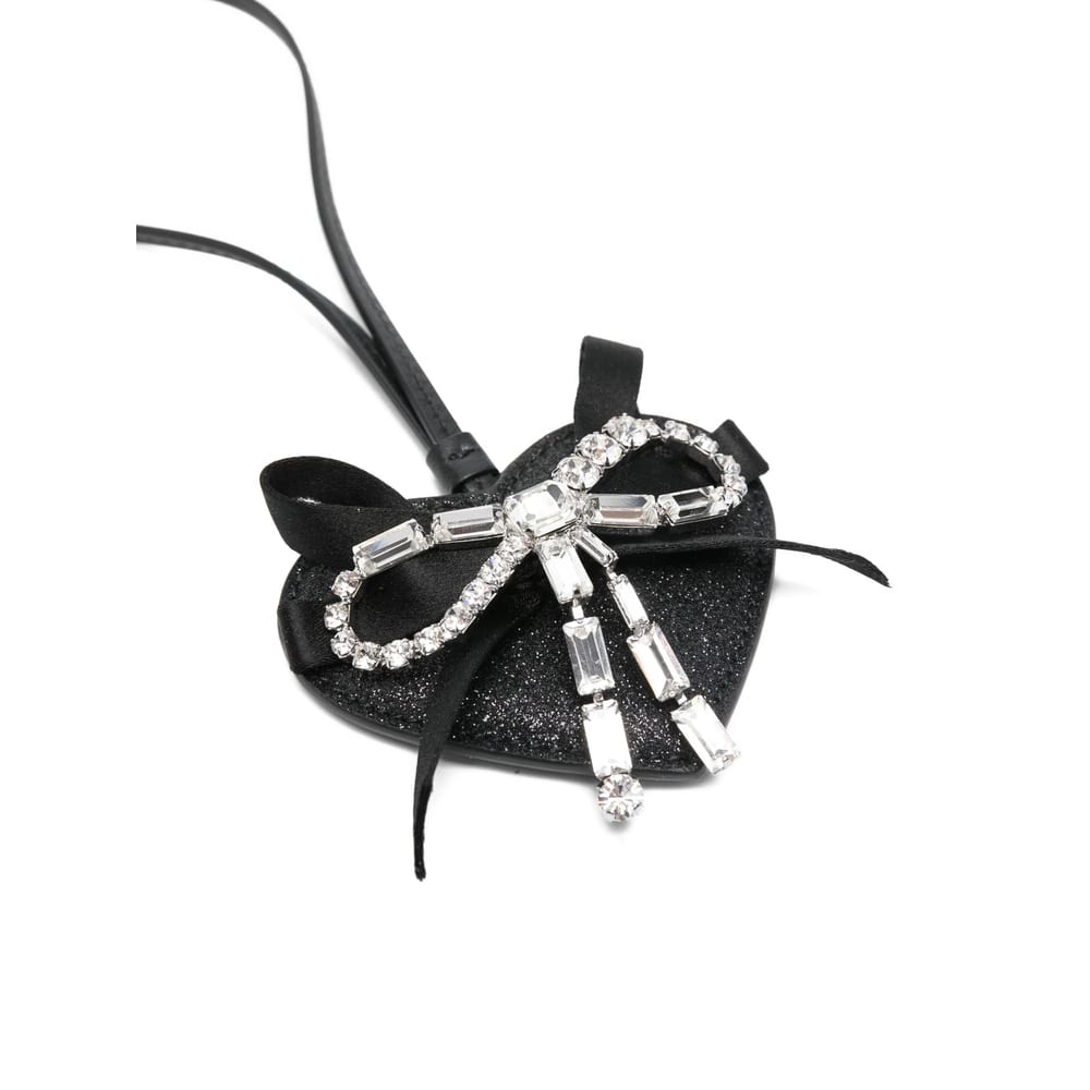 Jimmy Choo Keyring In Black