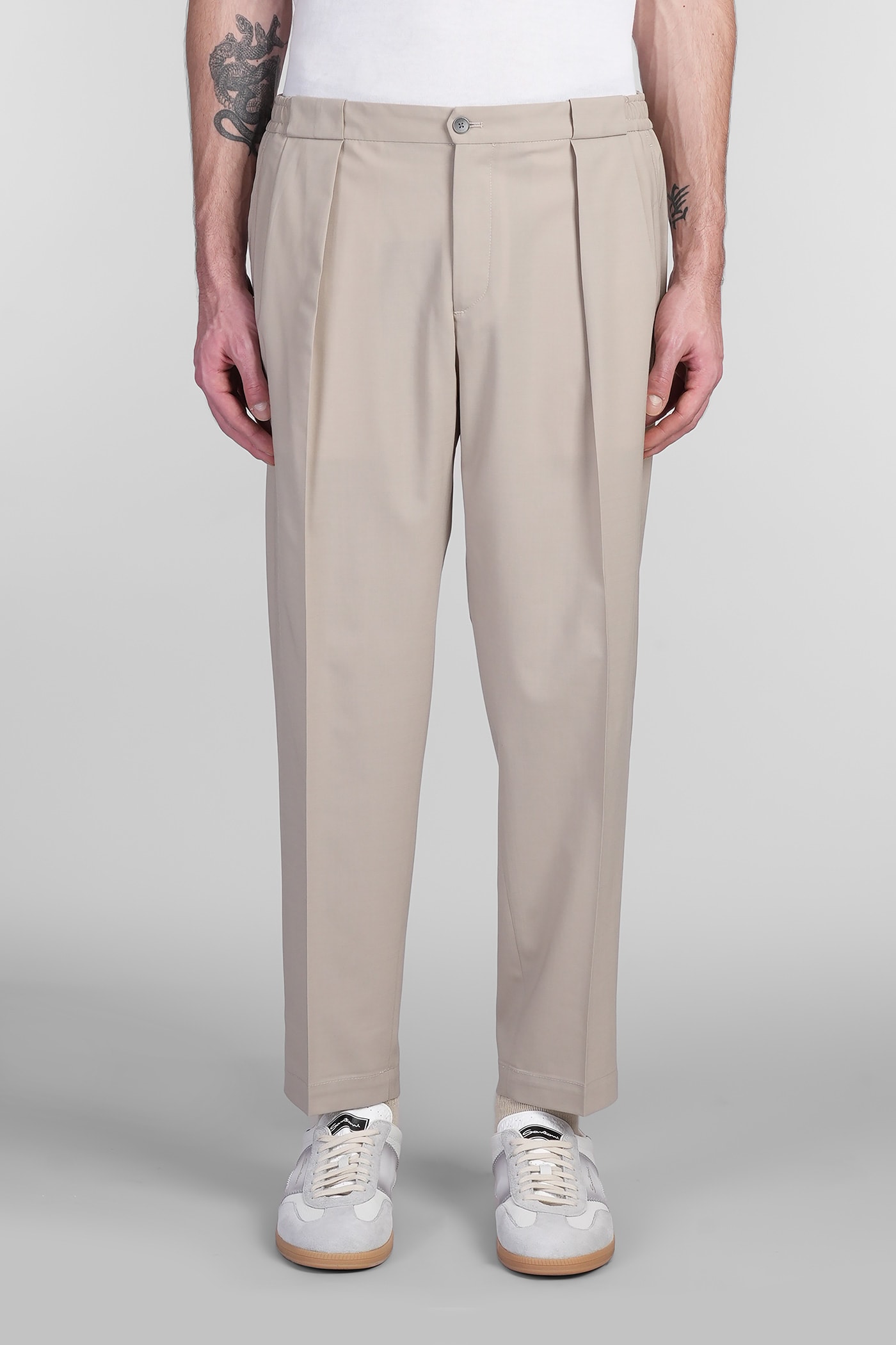 Portobellos Pants In Beige Wool