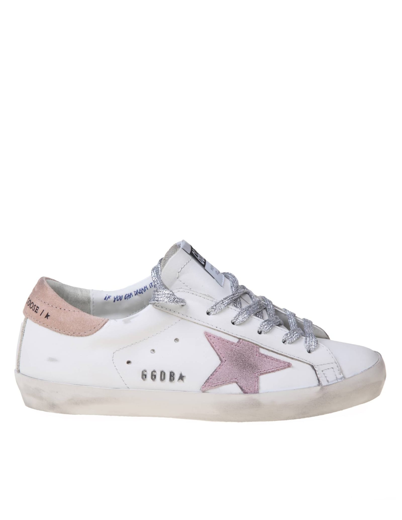 Golden Goose Superstar Bicolor Leather Low-Top Sneakers