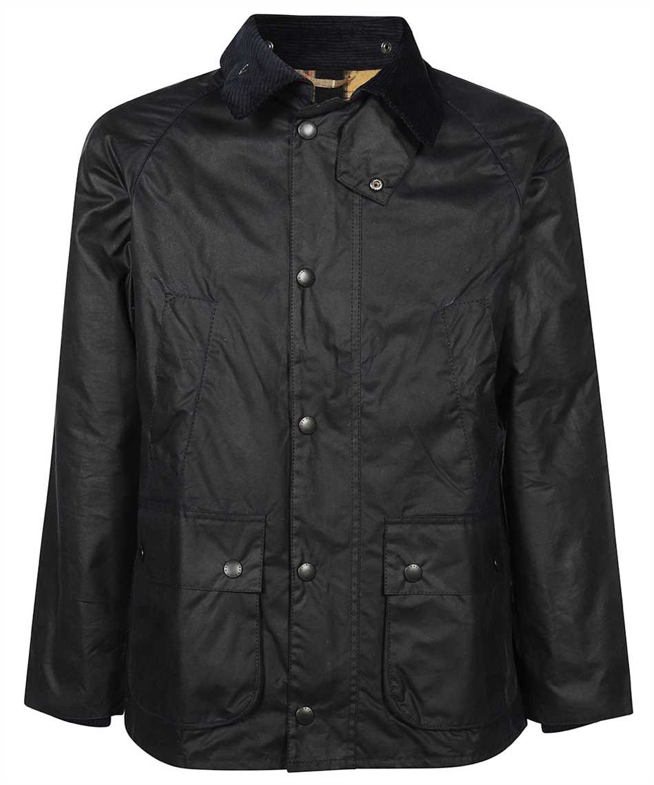 Barbour Waxed Cotton Jacket In Blue