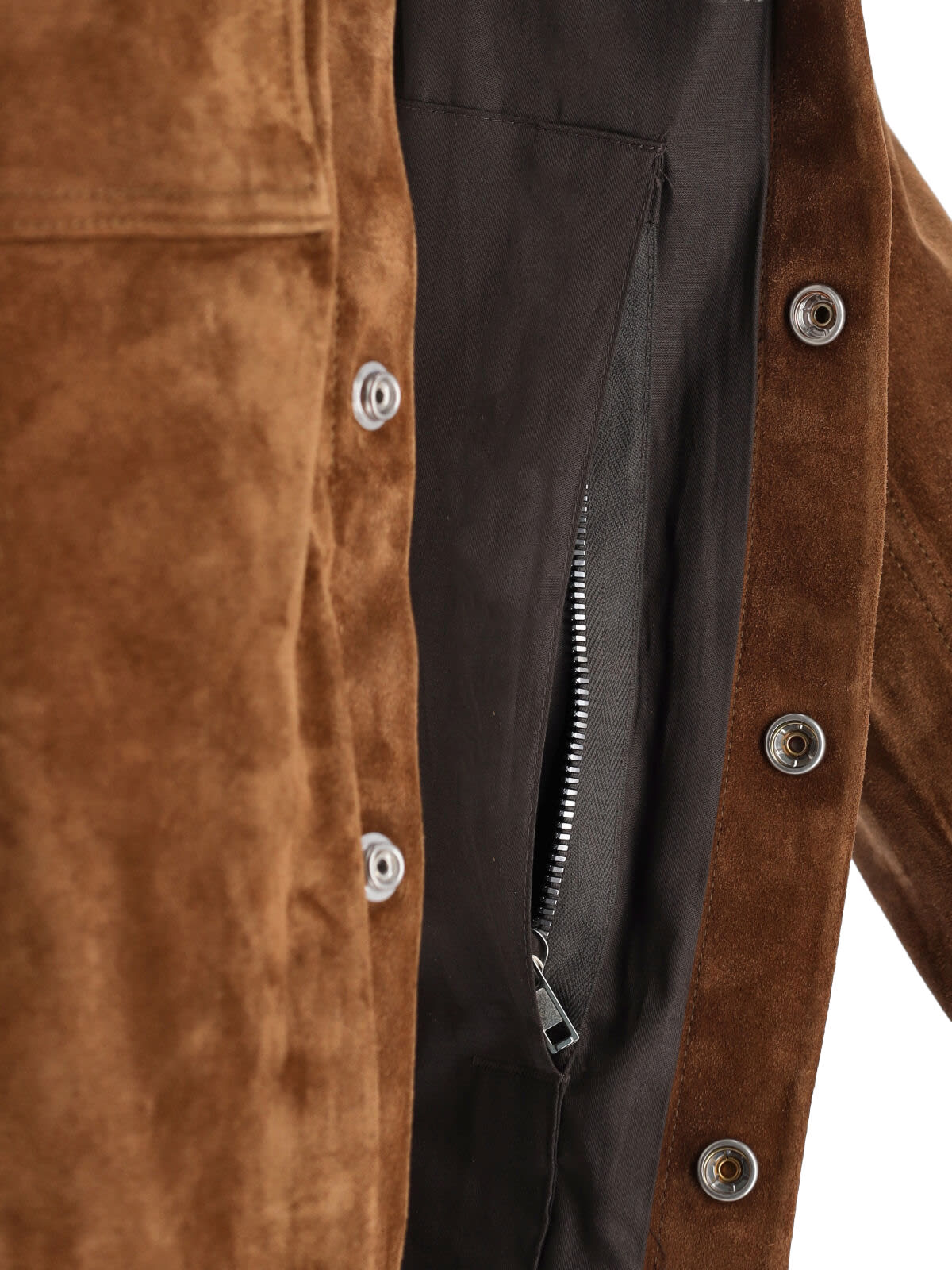 Rick Owens Outershirt In Leather Jackets Brown In Brown