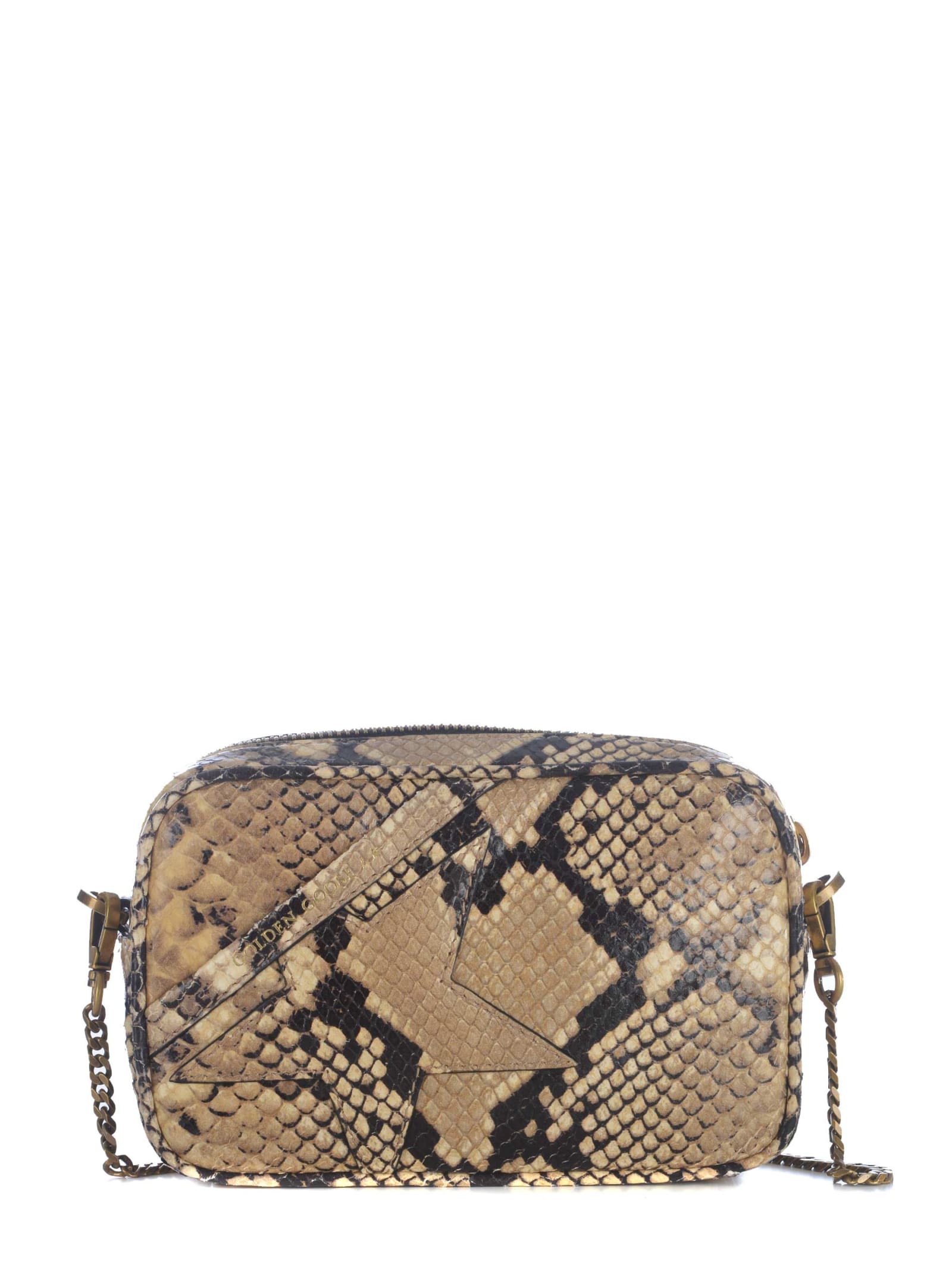 Shop Golden Goose Bag  Mini Star In Leather In Pitonato