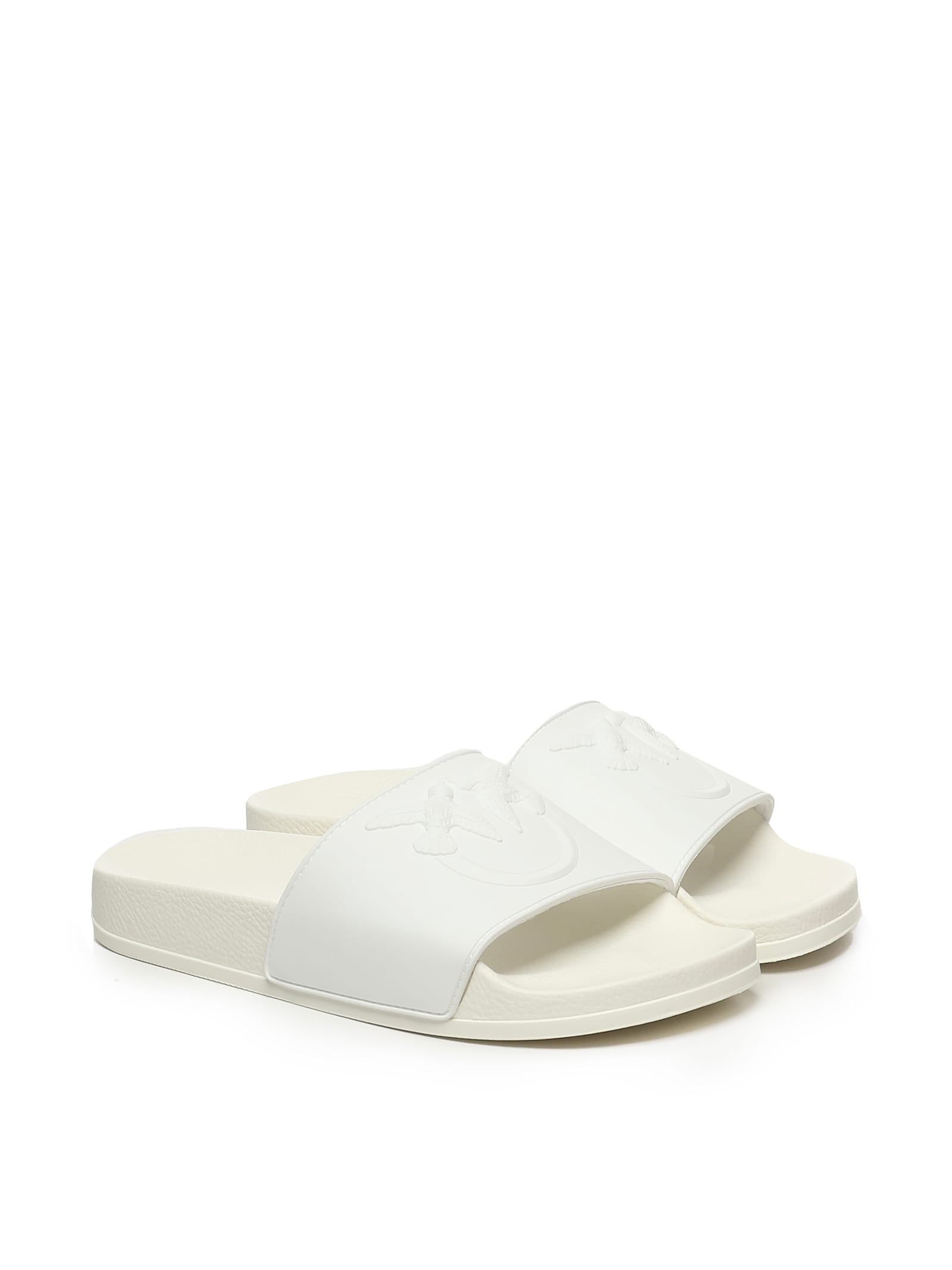Shop Pinko Rubber Slide With Logo
