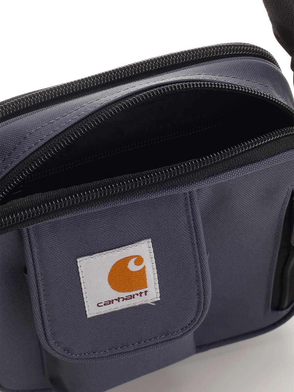 Shop Carhartt Small Essentials Crossbody Bag In Grigio