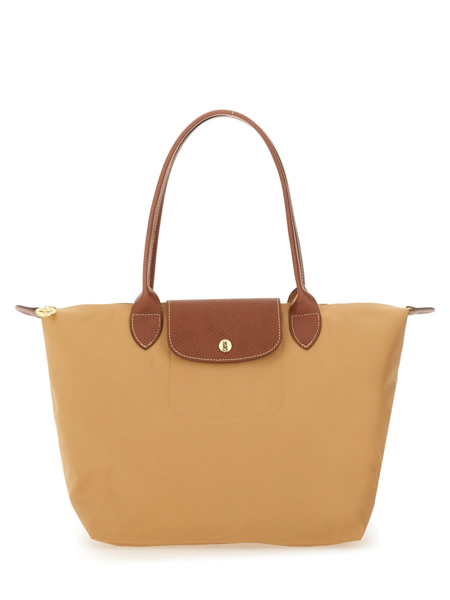 Longchamp 'l Le Pliage Original' Shoulder Bag In Brown