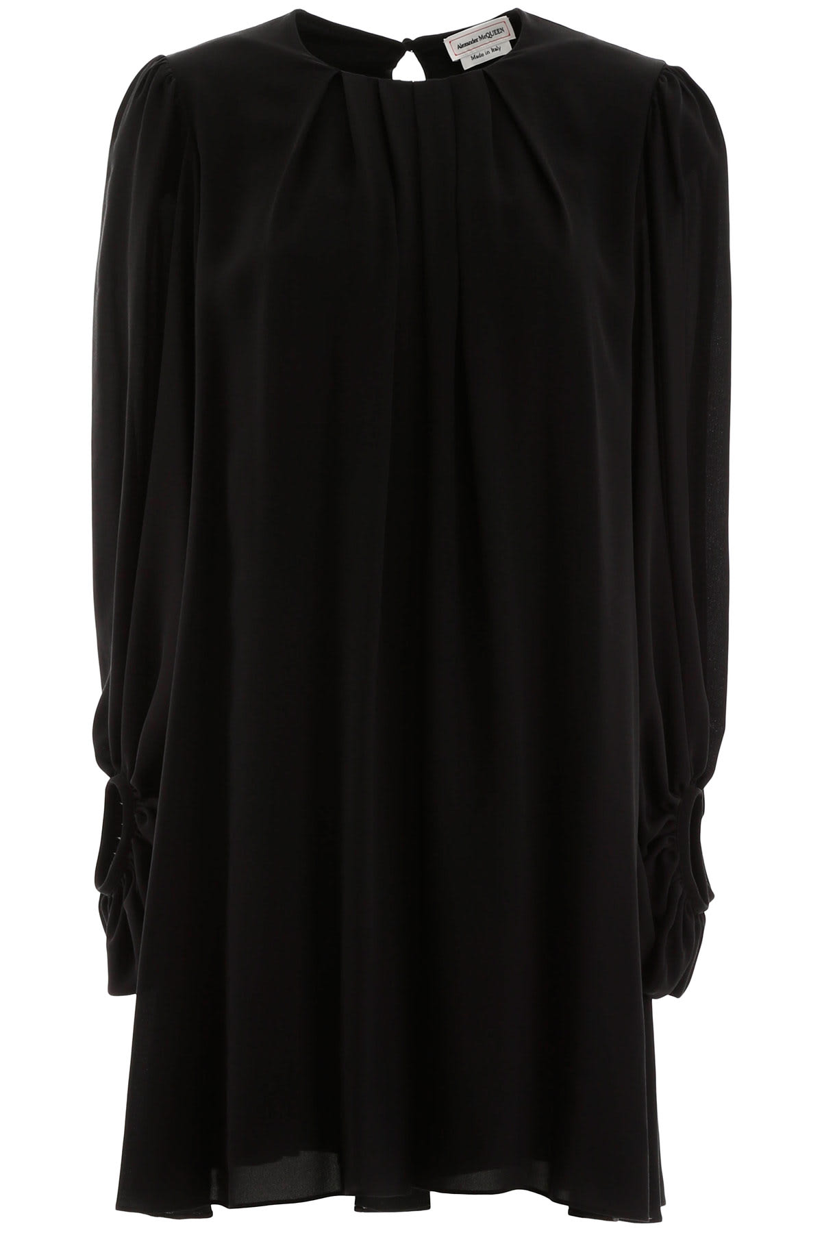 Alexander mcqueen pleated mini dress coshio online shop