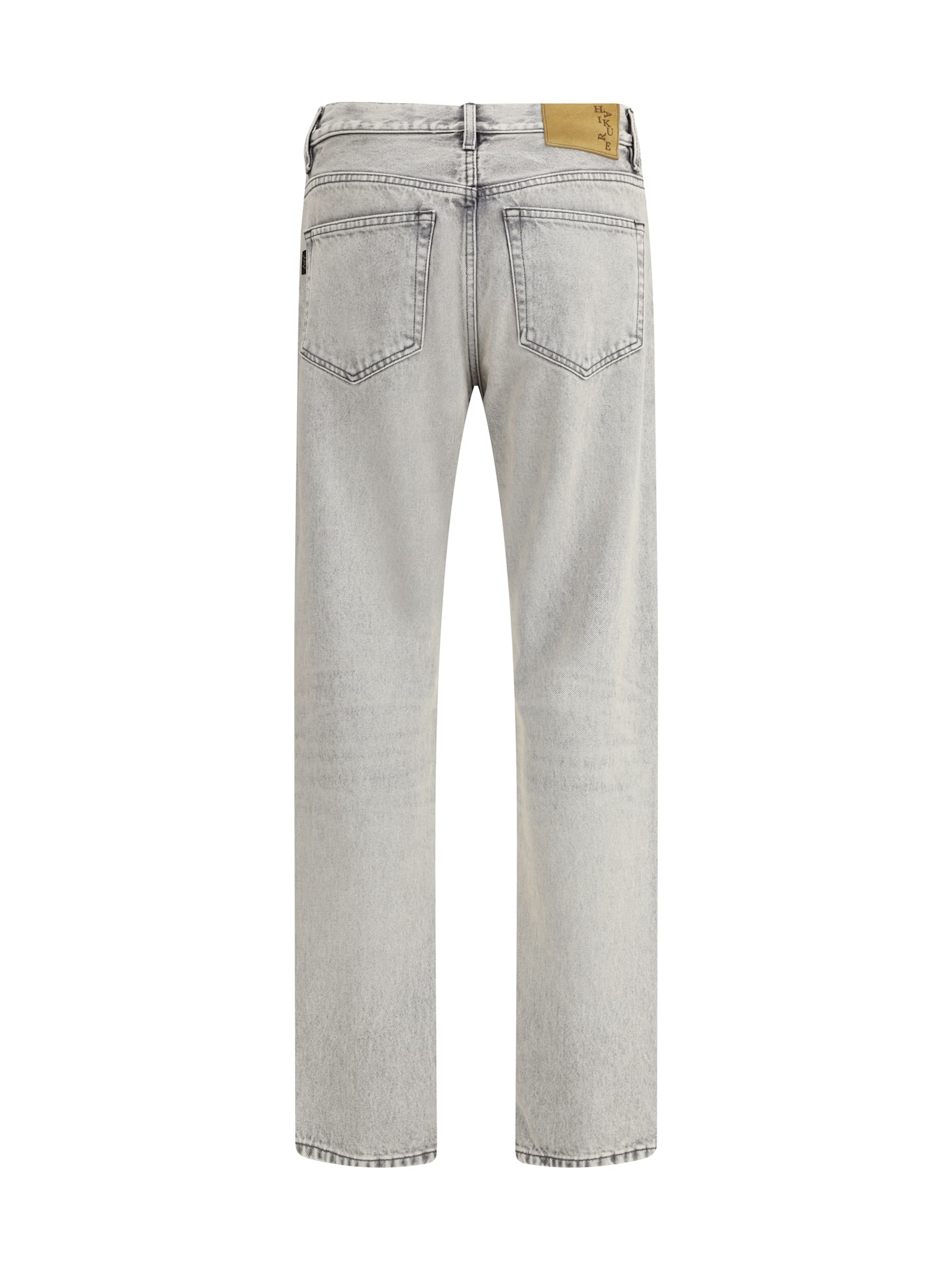 Haikure Acid-wash Jeans In Gray