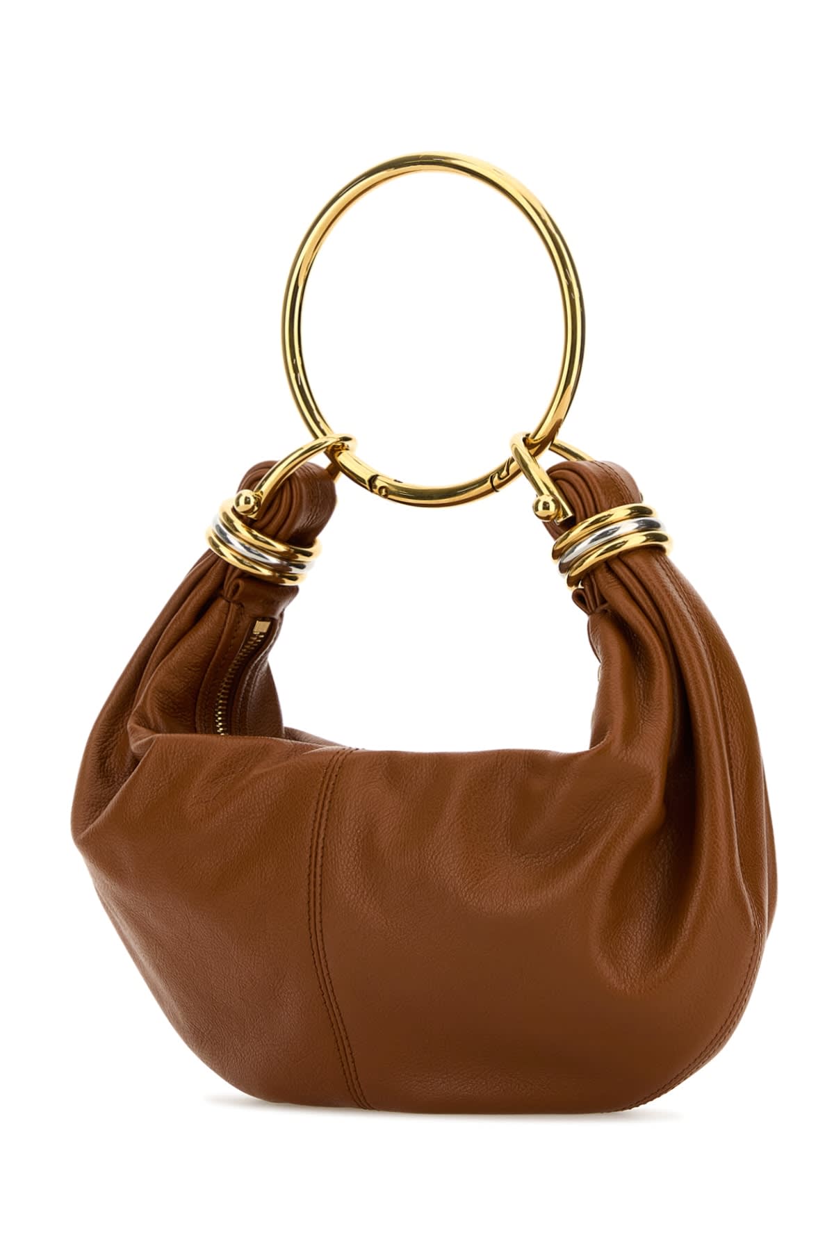 Shop Chloé S611 Bracelet Bag In Claybrown