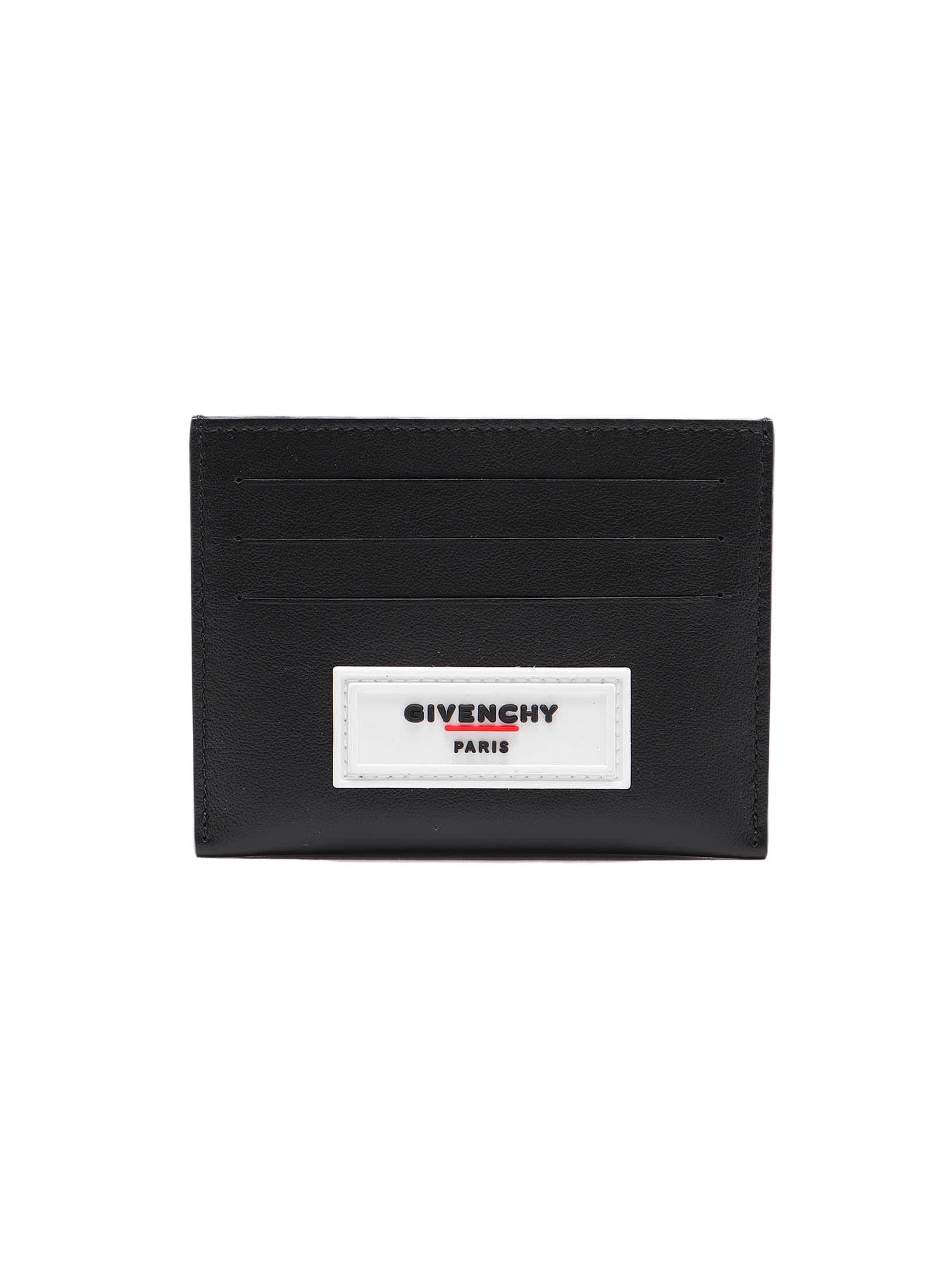 Givenchy Card Holder 3cc In Black/white