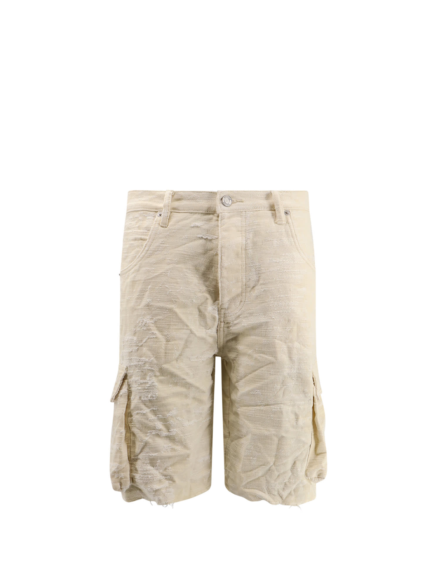 Shop Purple Brand Bermuda Shorts In White