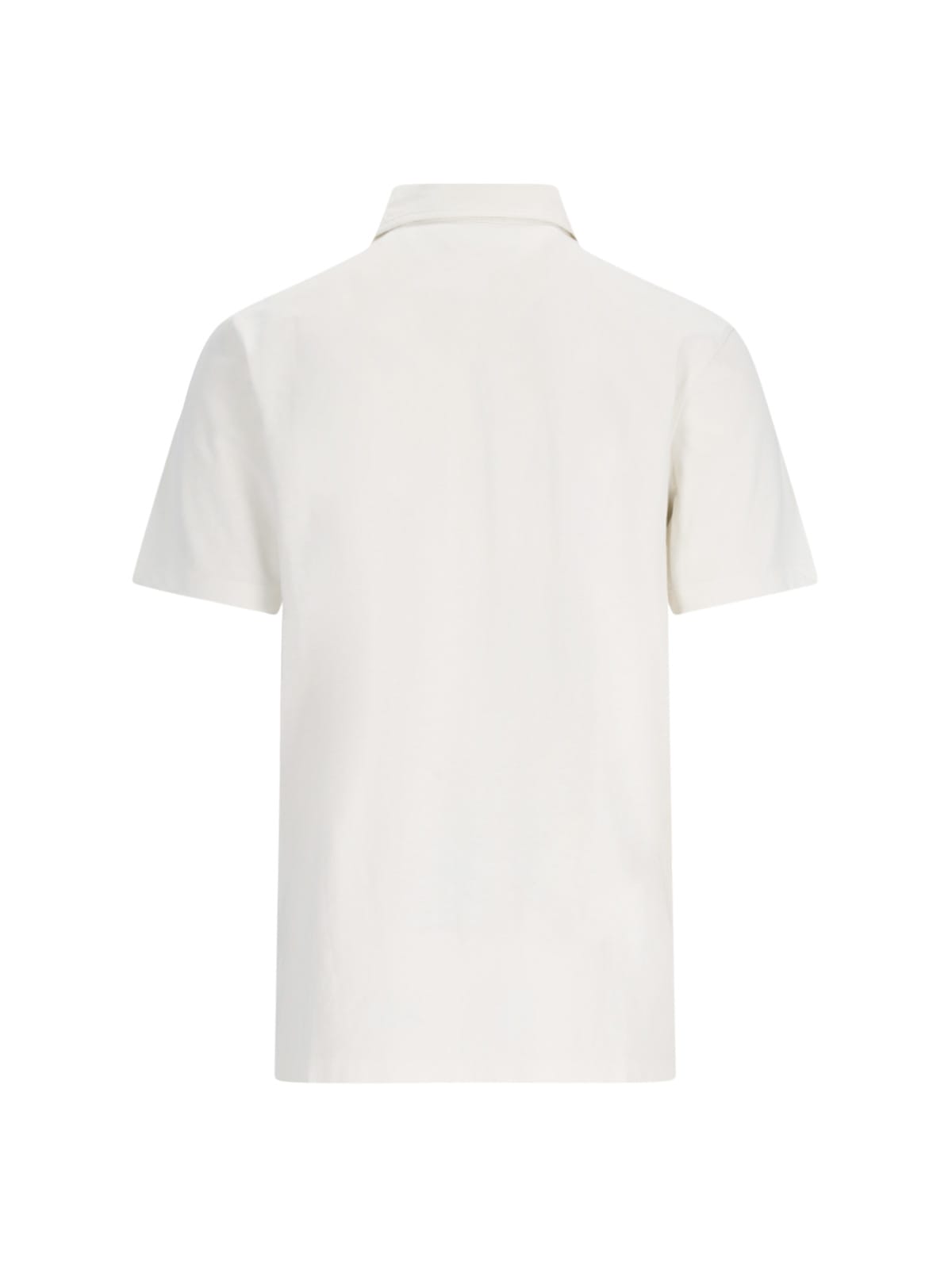 Shop Polo Ralph Lauren Logo Polo Shirt In White