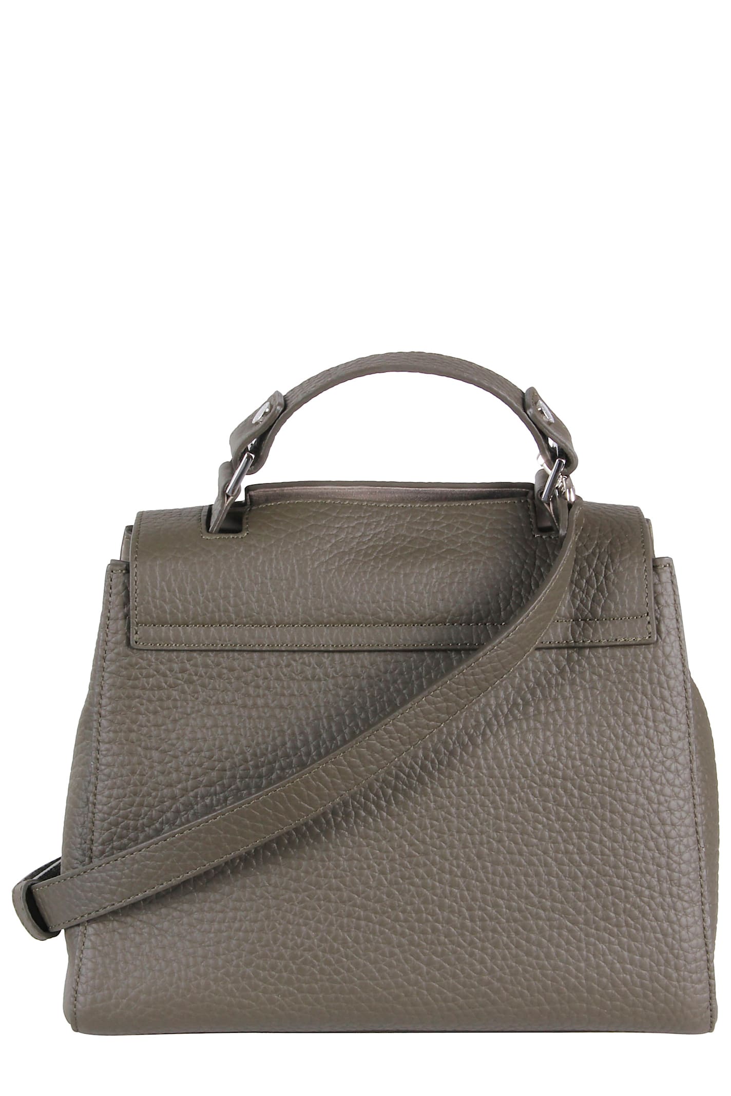 Orciani Borsa Sveva Soft Piccola A Mano In Gray