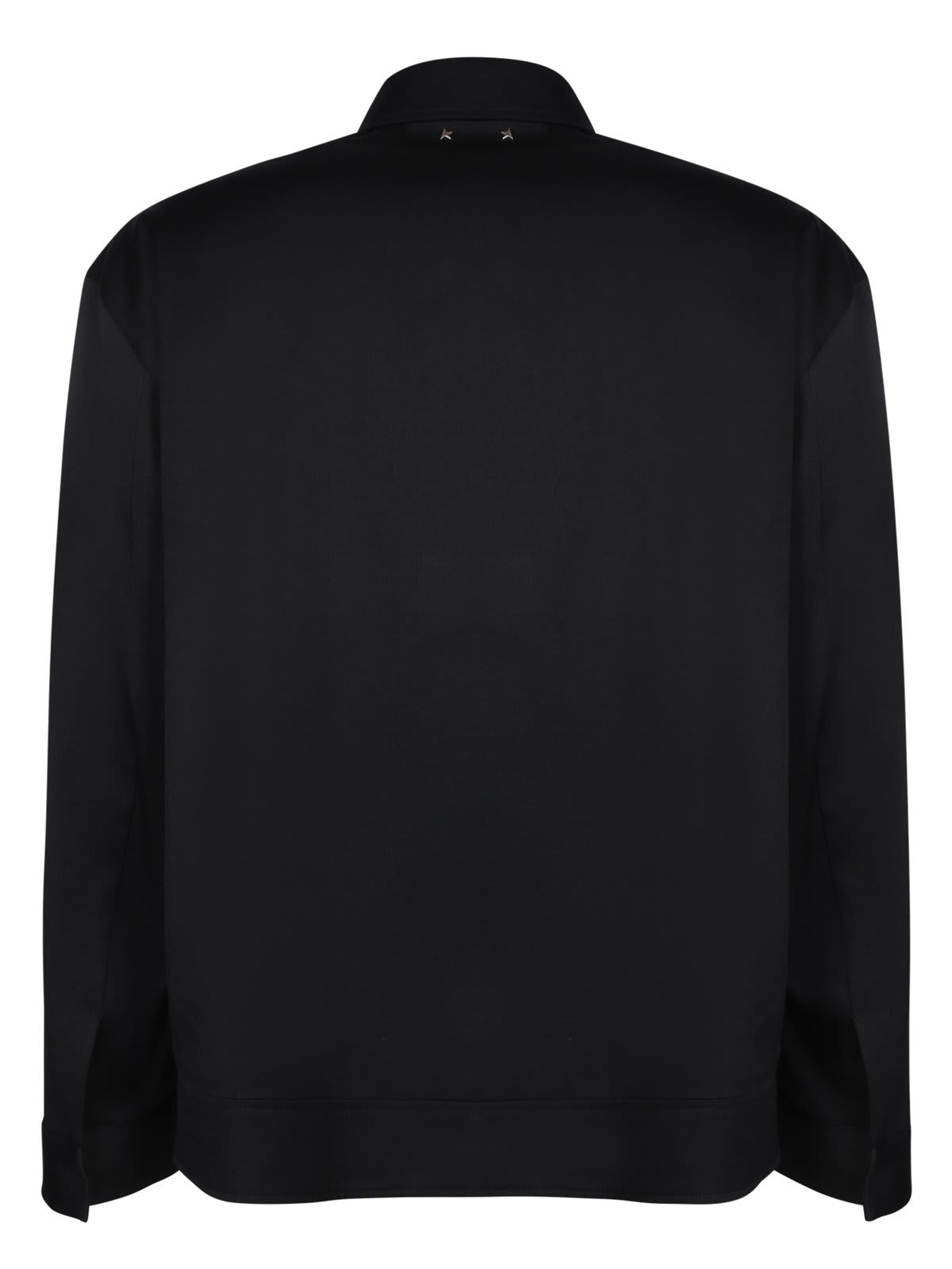 Shop Golden Goose Zip-up Shirt Jacket In Black