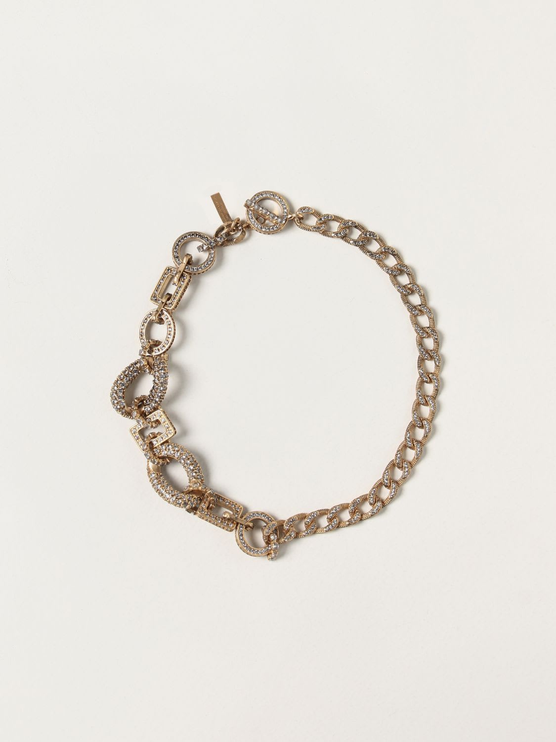 ERMANNO SCERVINO JEWEL ERMANNO SCERVINO CHAIN NECKLACE WITH CRYSTALS