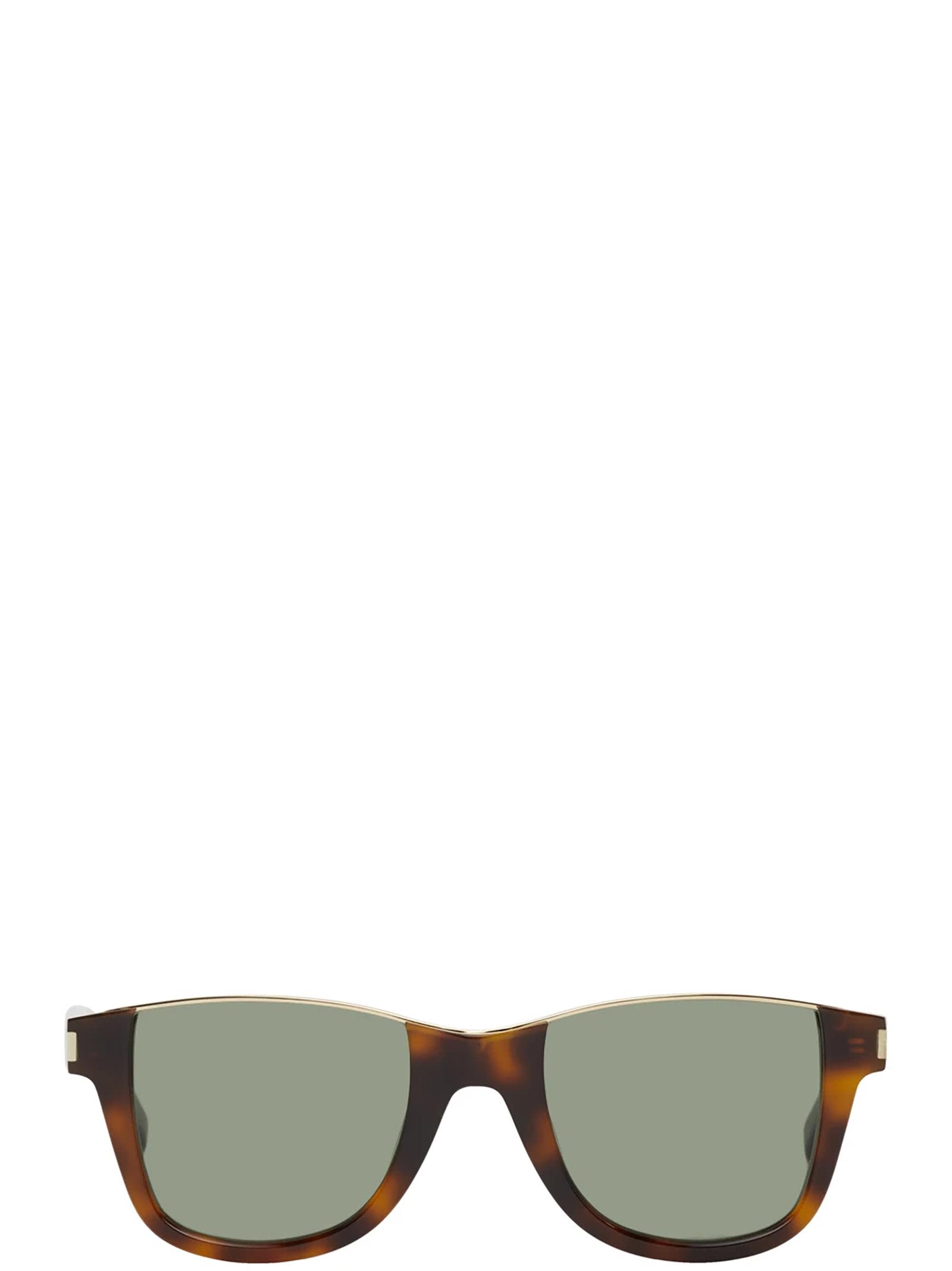 Saint Laurent Saint Laurent Sl 51 Cut Havana Sunglasses