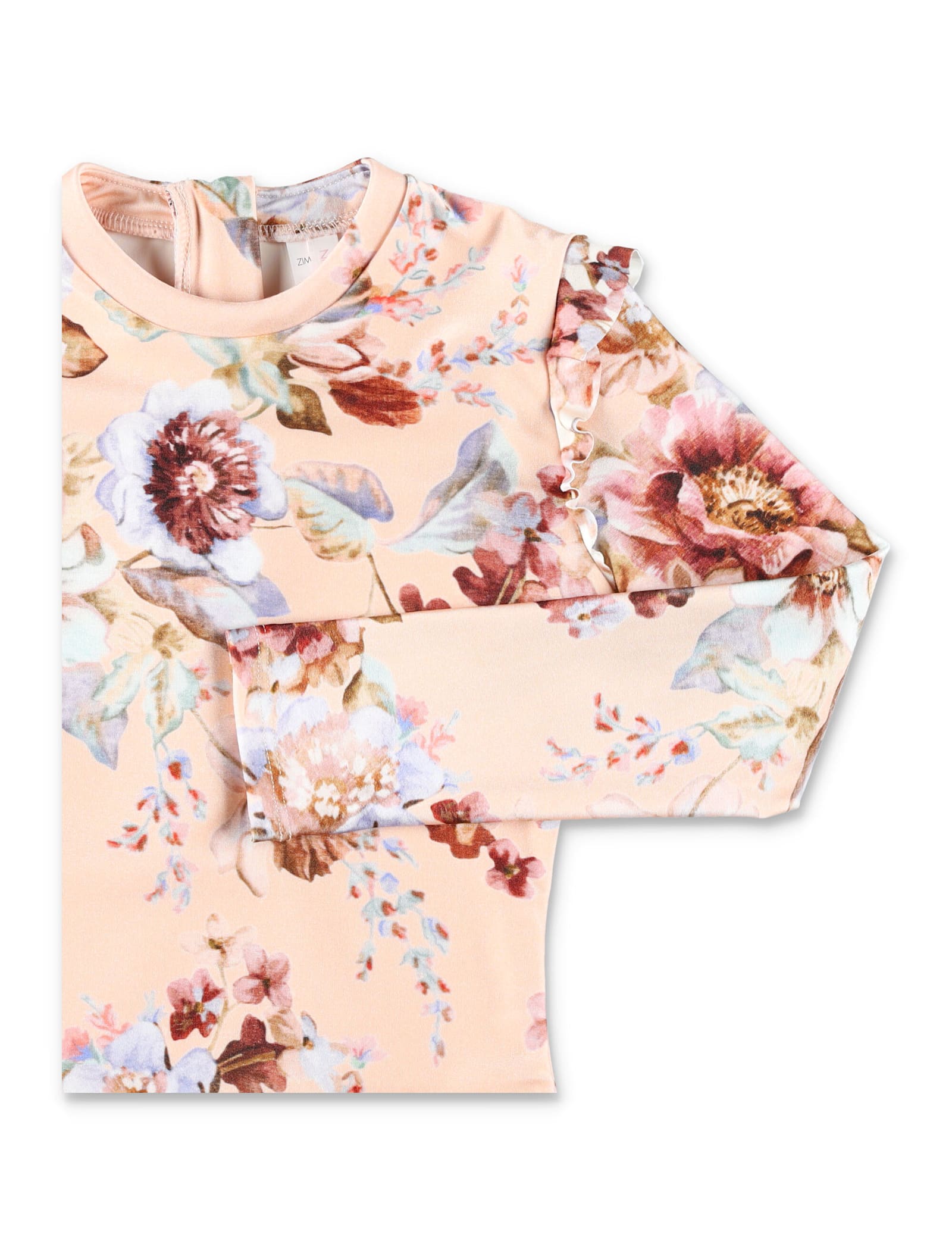 Zimmermann Swimsuit Long Sleeves In Neutral