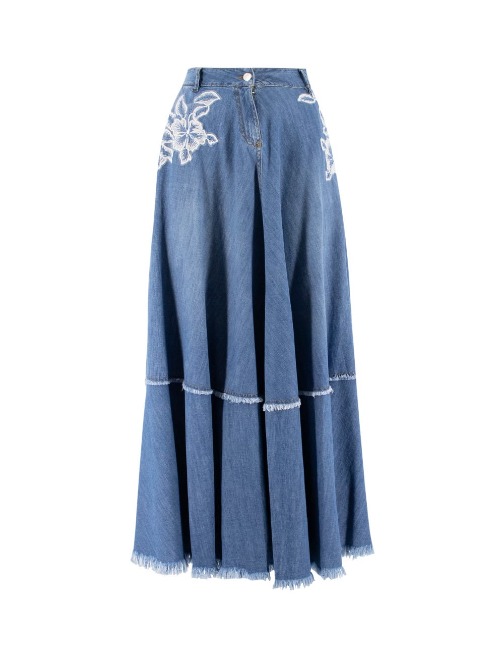 Ermanno Firenze Skirt In Light Blue