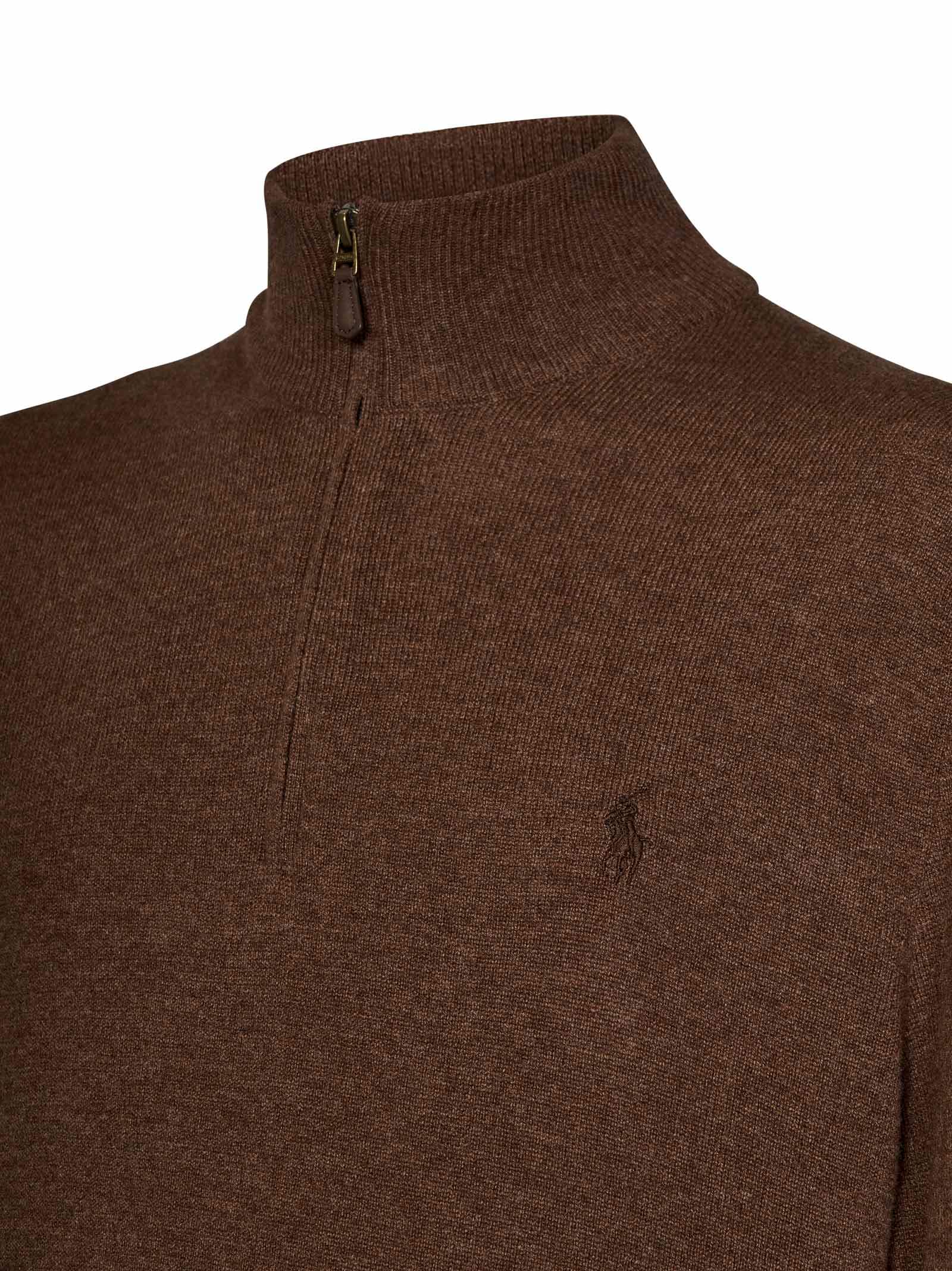 Shop Polo Ralph Lauren Sweater In Brown