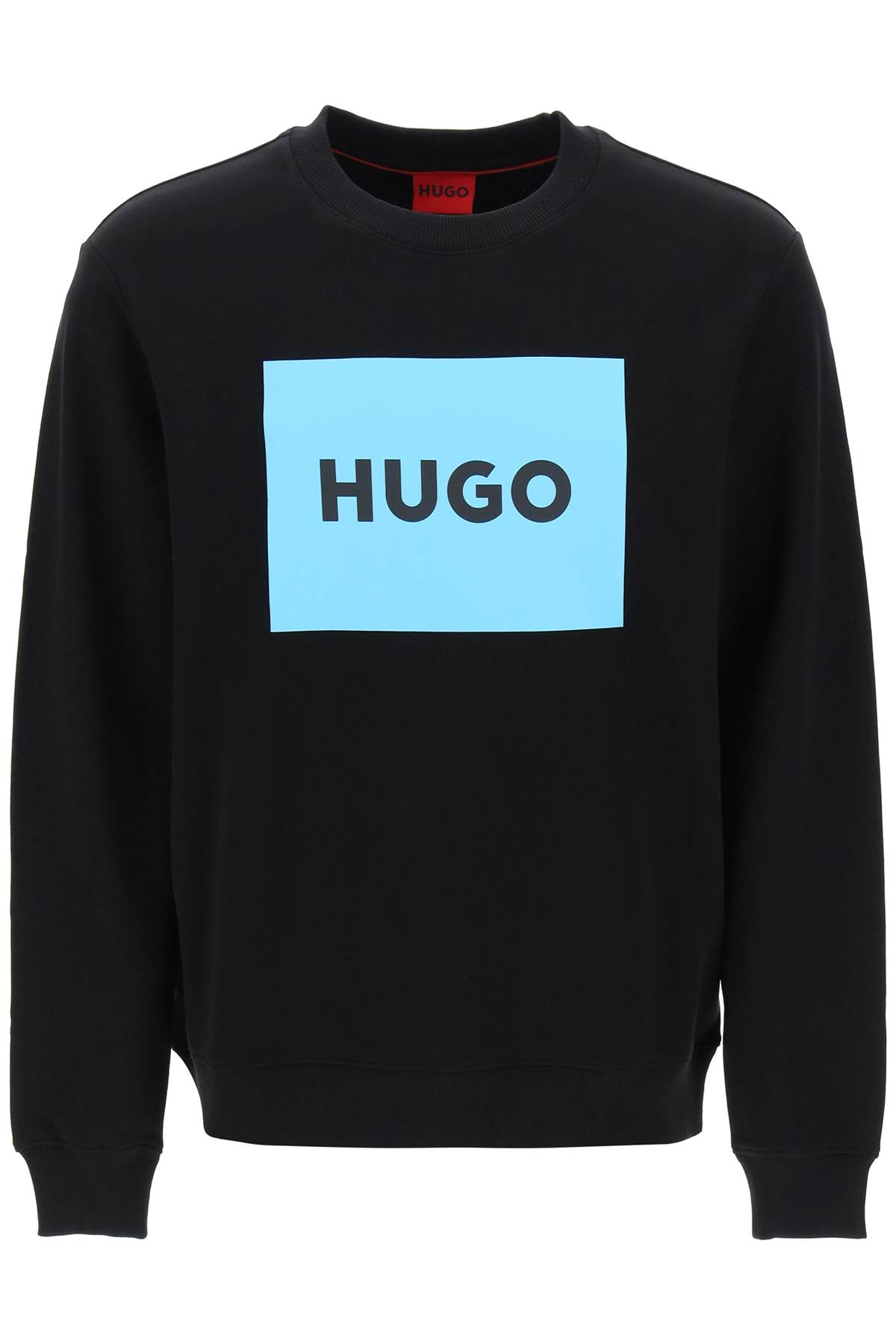 Hugo Boss Duragol Logo Box Sweatshirt In Black 009 (black)