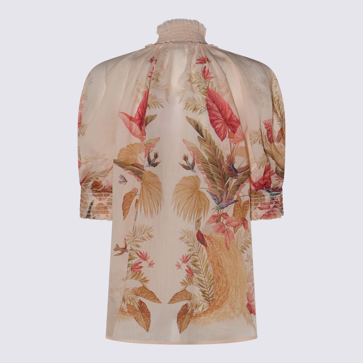Zimmermann Ascension Billow Blouse In Neutral